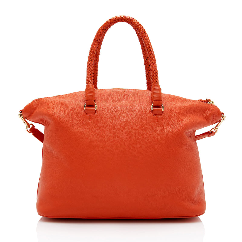 Tory Burch Leather Taylor Satchel SHF B9qfGh LuxeDH