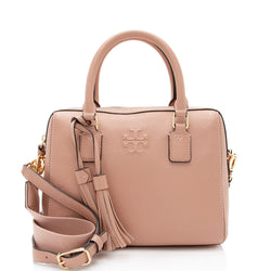 Tory Burch Leather Thea Tassel Satchel (SHF-rLFQSN)