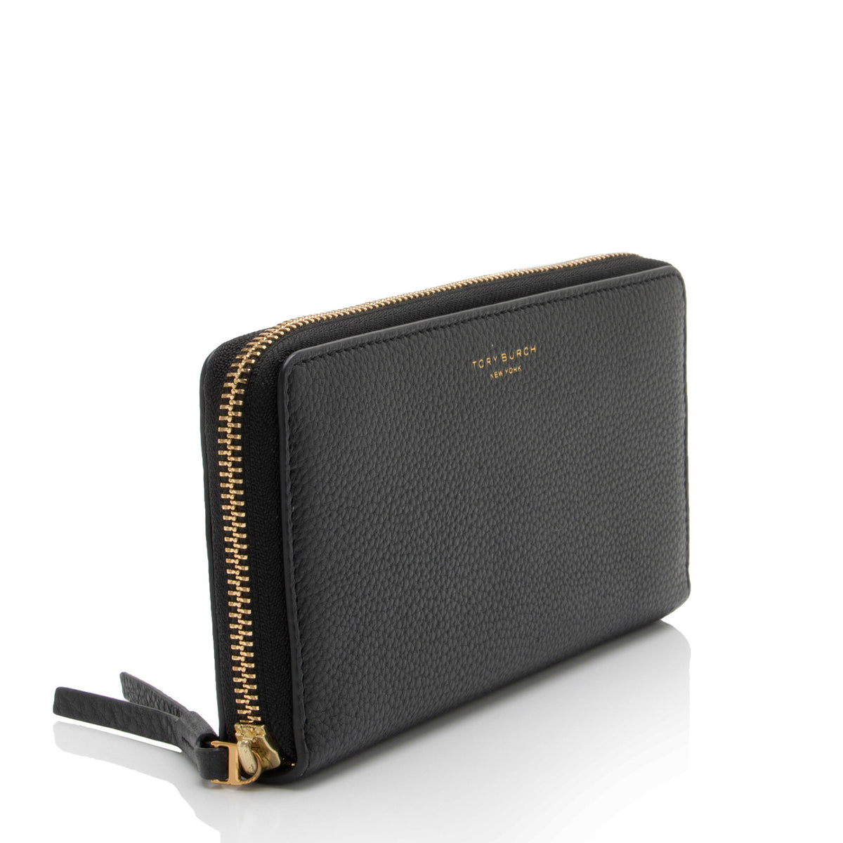 Tory Burch Leather Zip Around Wallet
