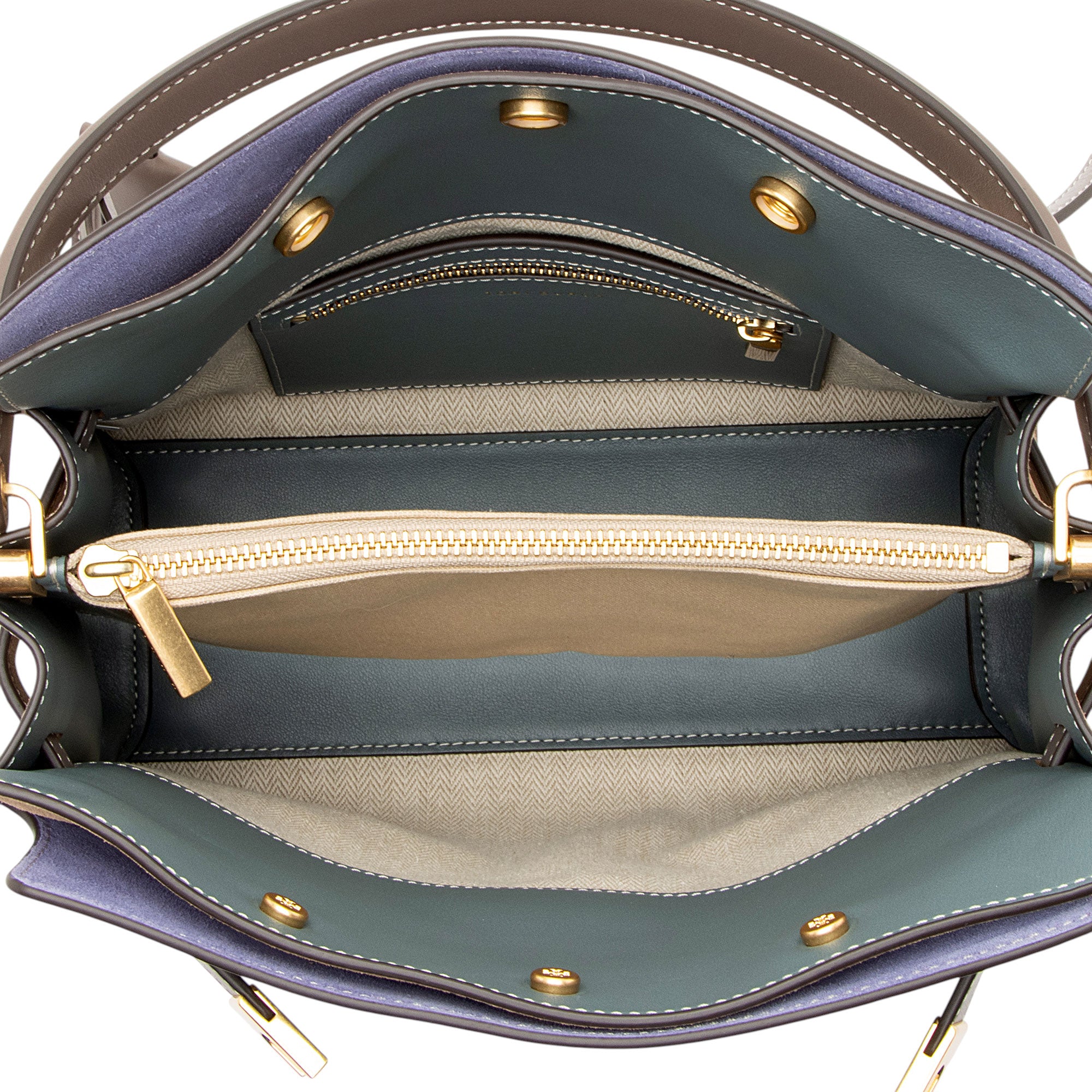 Tory Burch Lee Radziwill Leather Small Double Satchel