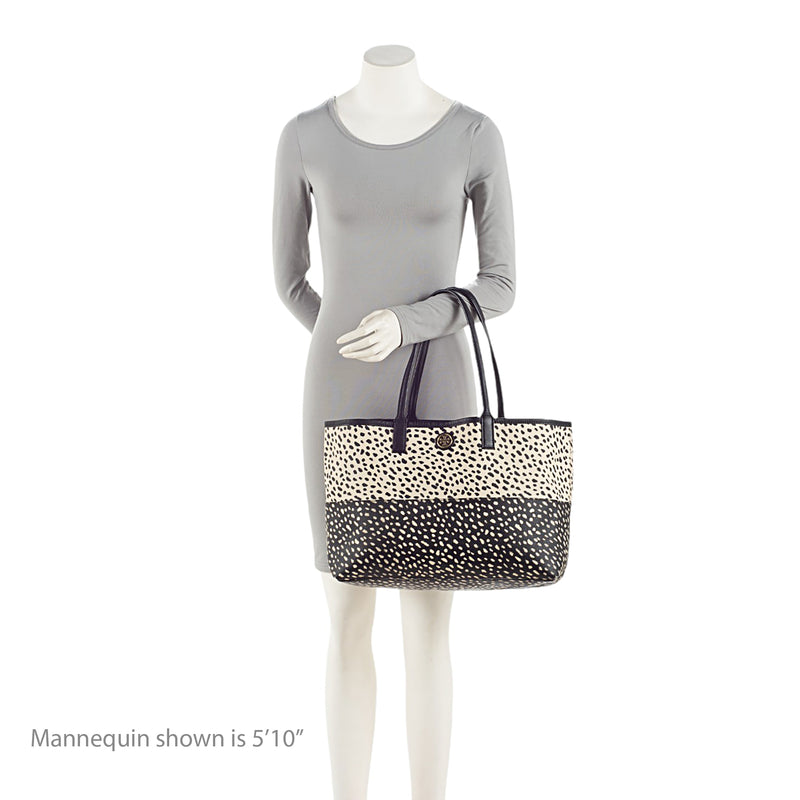 Tory Burch Leopard Kerrington Shopper Tote SHF GAHDCs LuxeDH