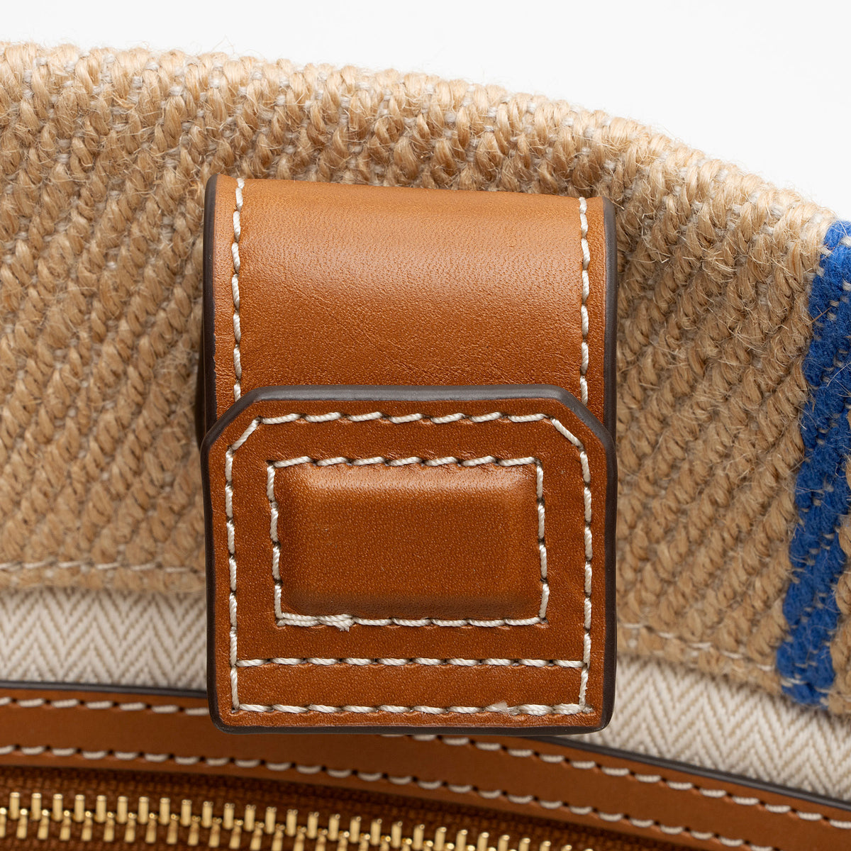 Tory Burch Linen Stripe Ella Tote