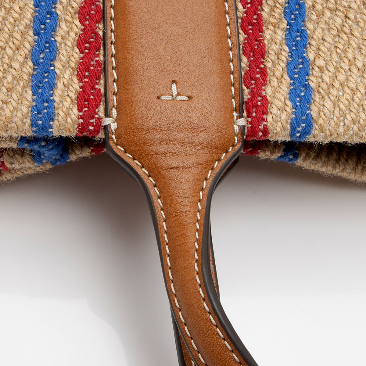 Tory Burch Linen Stripe Ella Tote