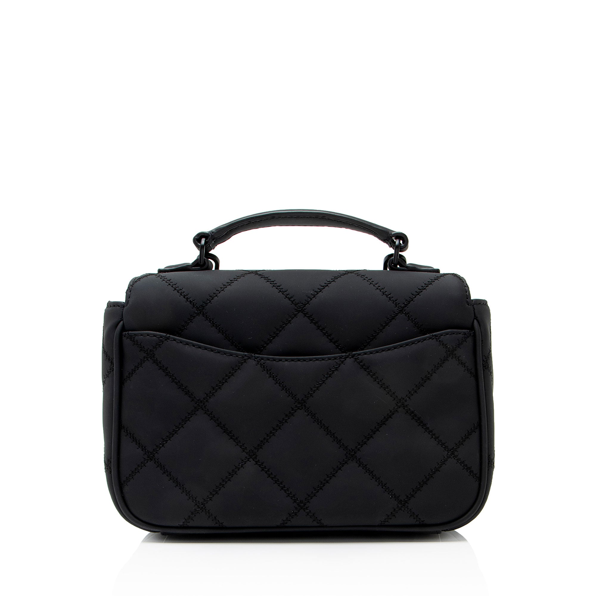 Tory Burch Matte Quilted Leather Willa Mini Top Handle