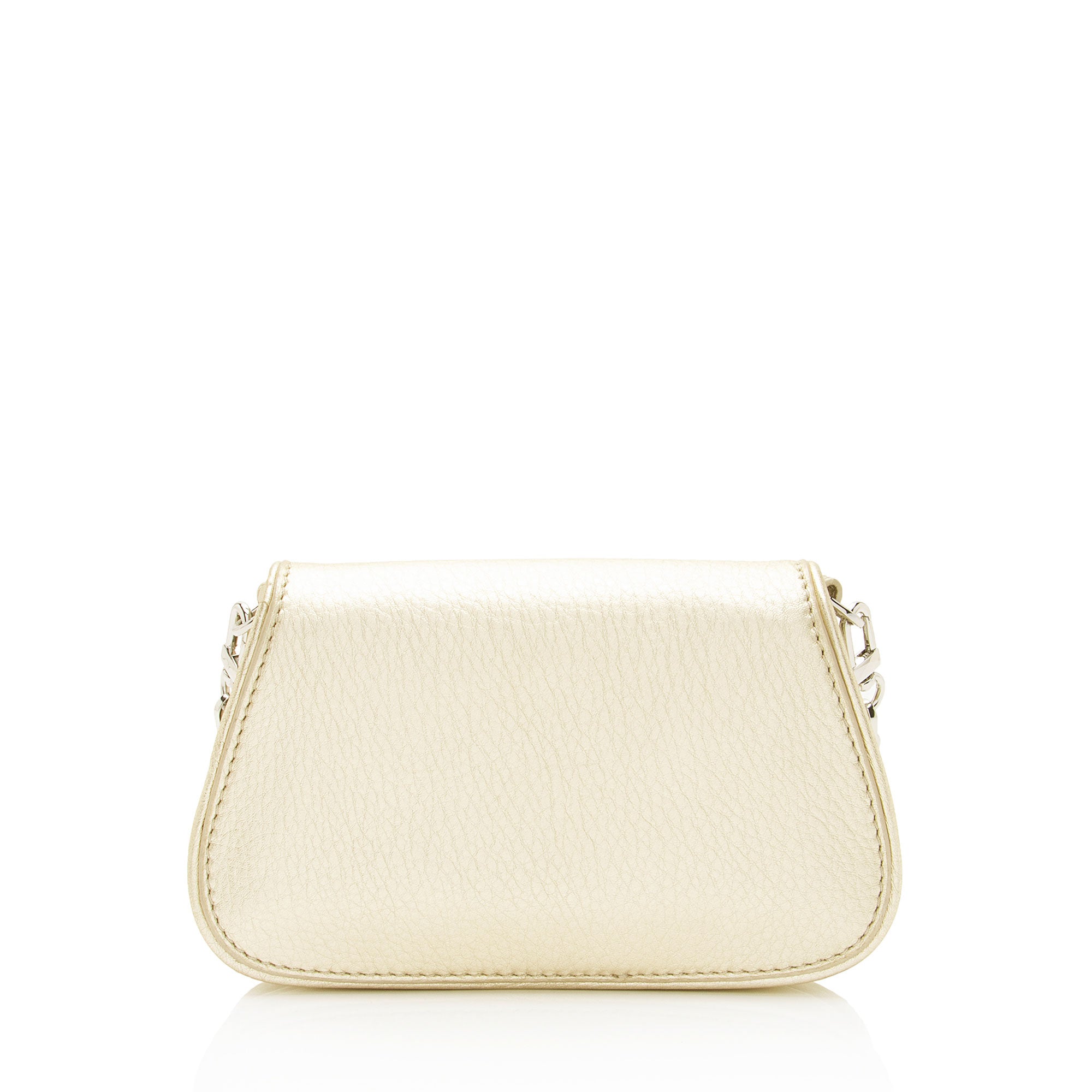 Tory Burch Metallic Leather Britten Mini Crossbody Bag (SHF-Yq8iZv)