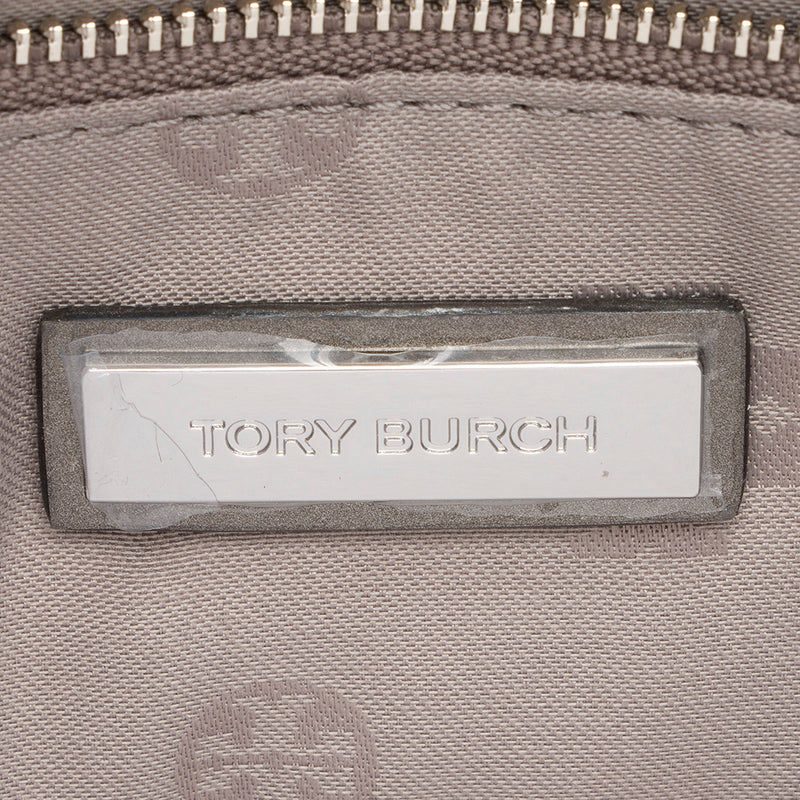 Tory Burch Metallic Patent Leather Mercer Shoulder Bag (SHF-16301)