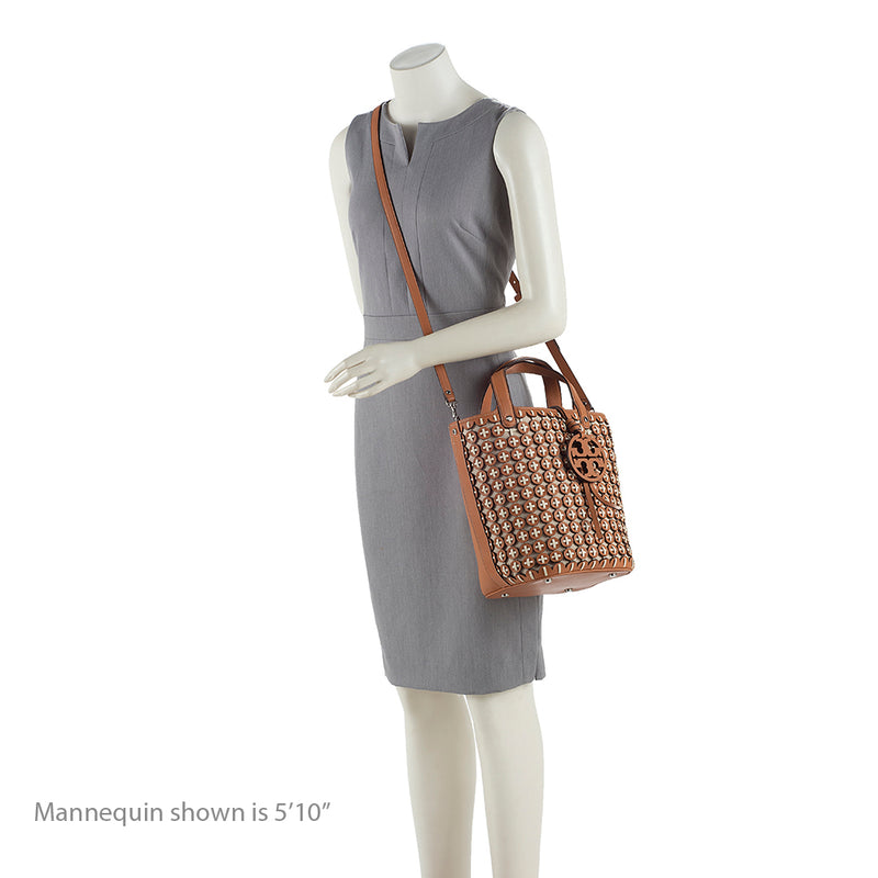 Tory Burch Chainmail Leather Miller Bucket Bag (SHF-18721)