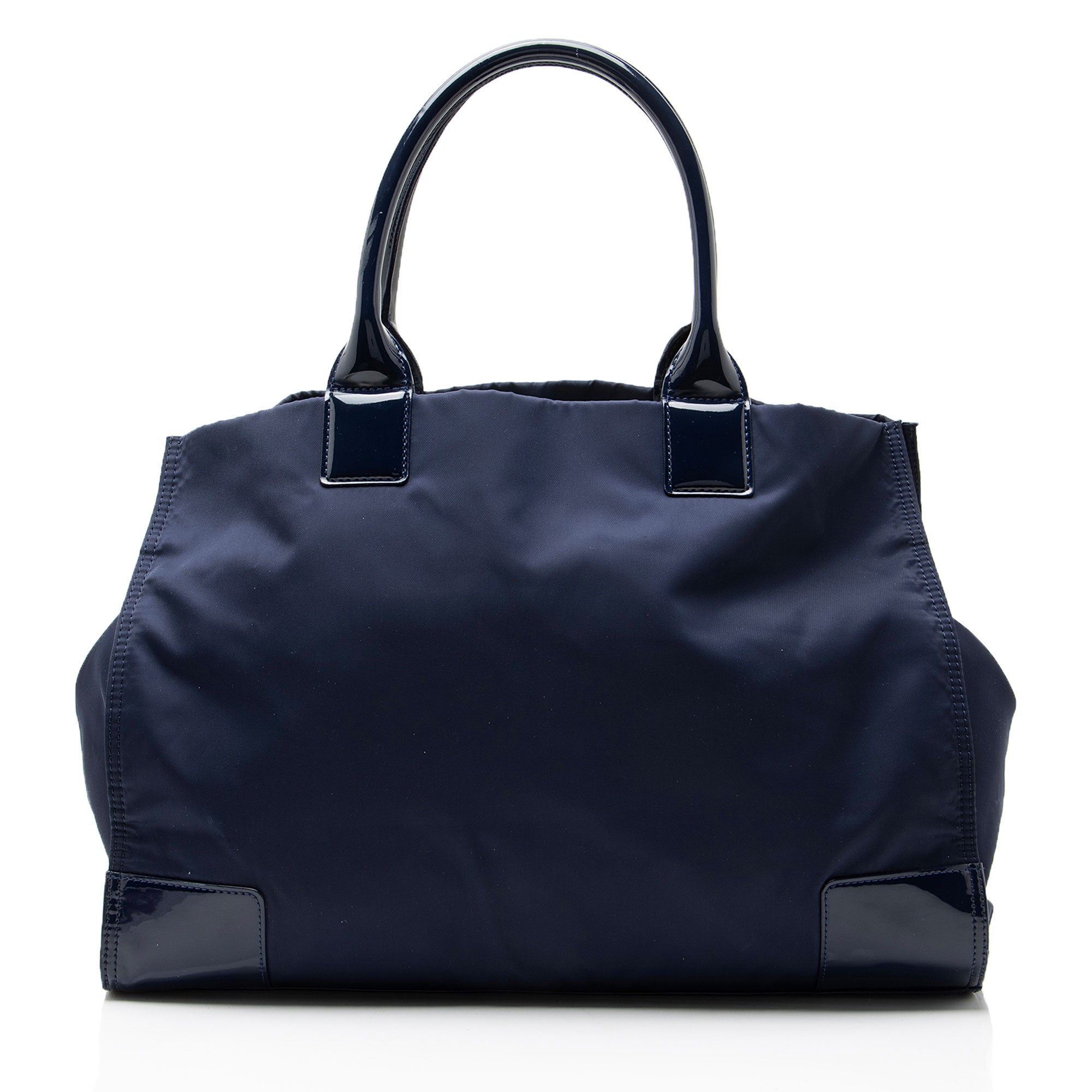 Tory Burch Nylon Patent Leather Ella Tote