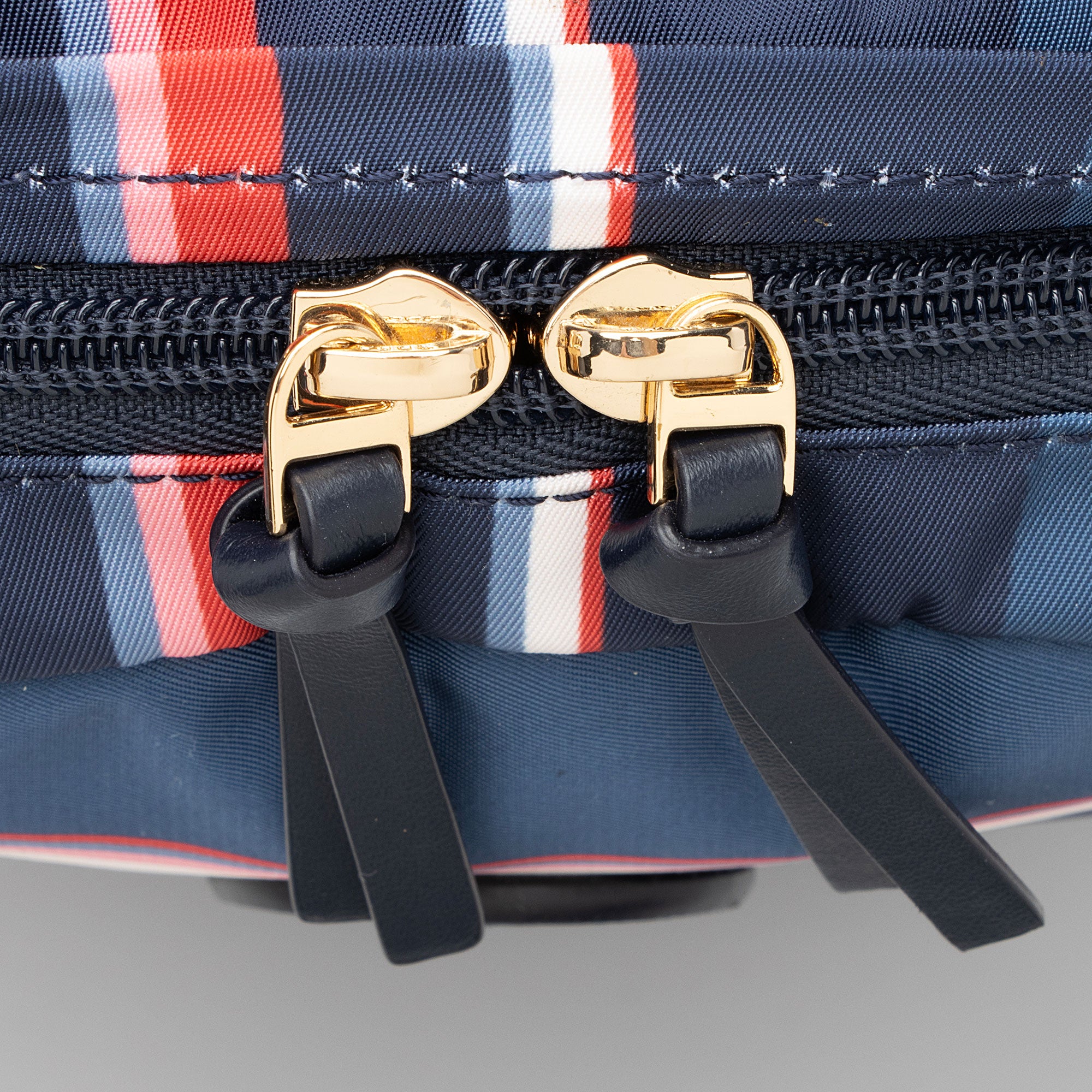 Tory Burch Nylon Striped Ella Backpack