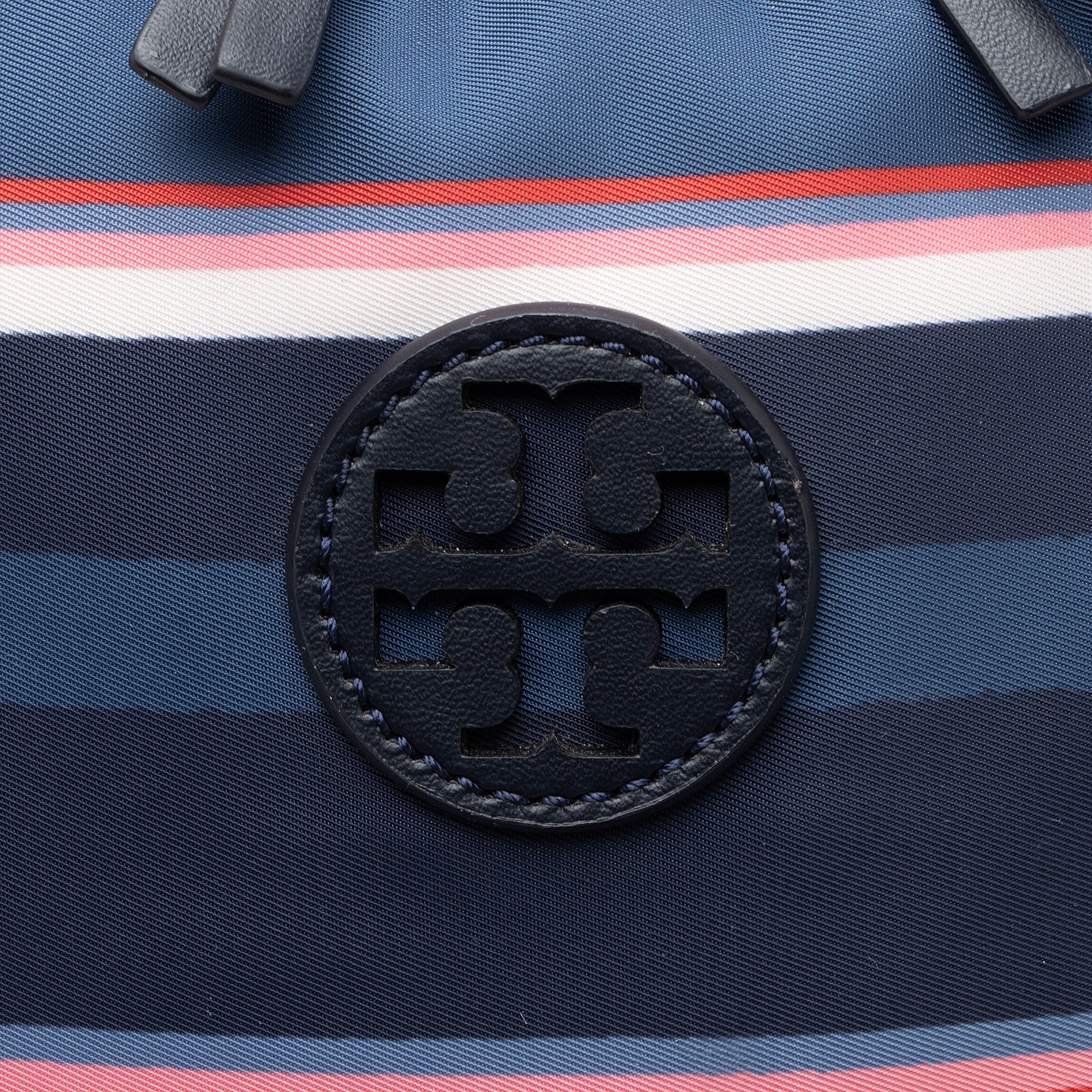 Tory Burch Nylon Striped Ella Backpack
