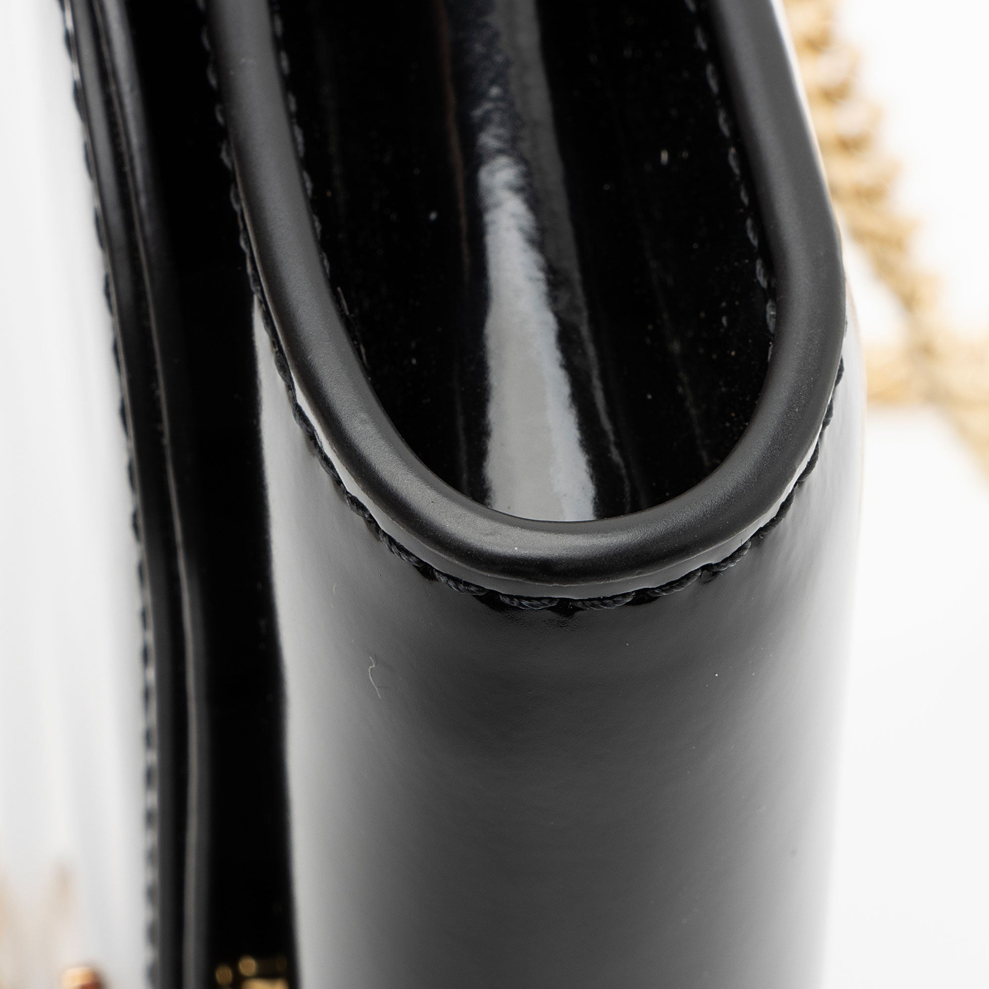 Tory Burch Patent Leather Emerson Wallet on Chain
