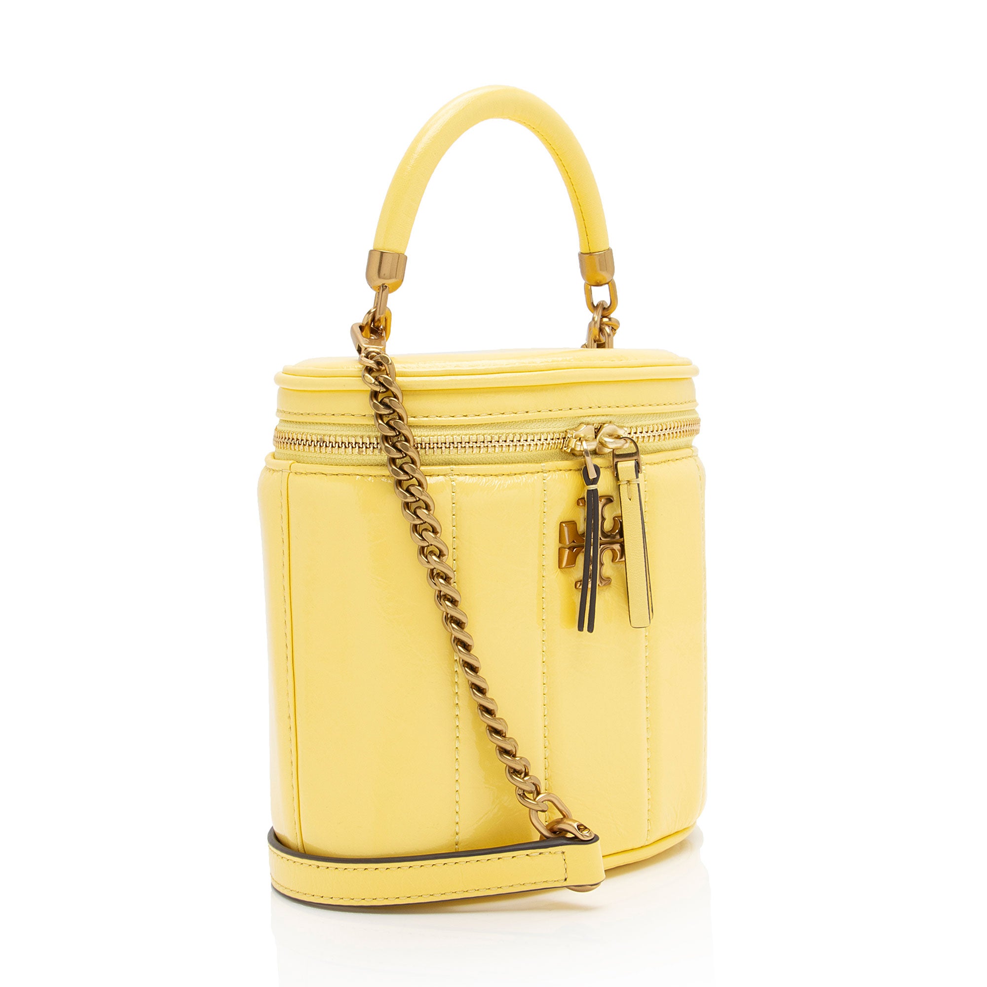 Tory Burch Patent Leather Kira Vanity Case (SHF-5rwPlL)