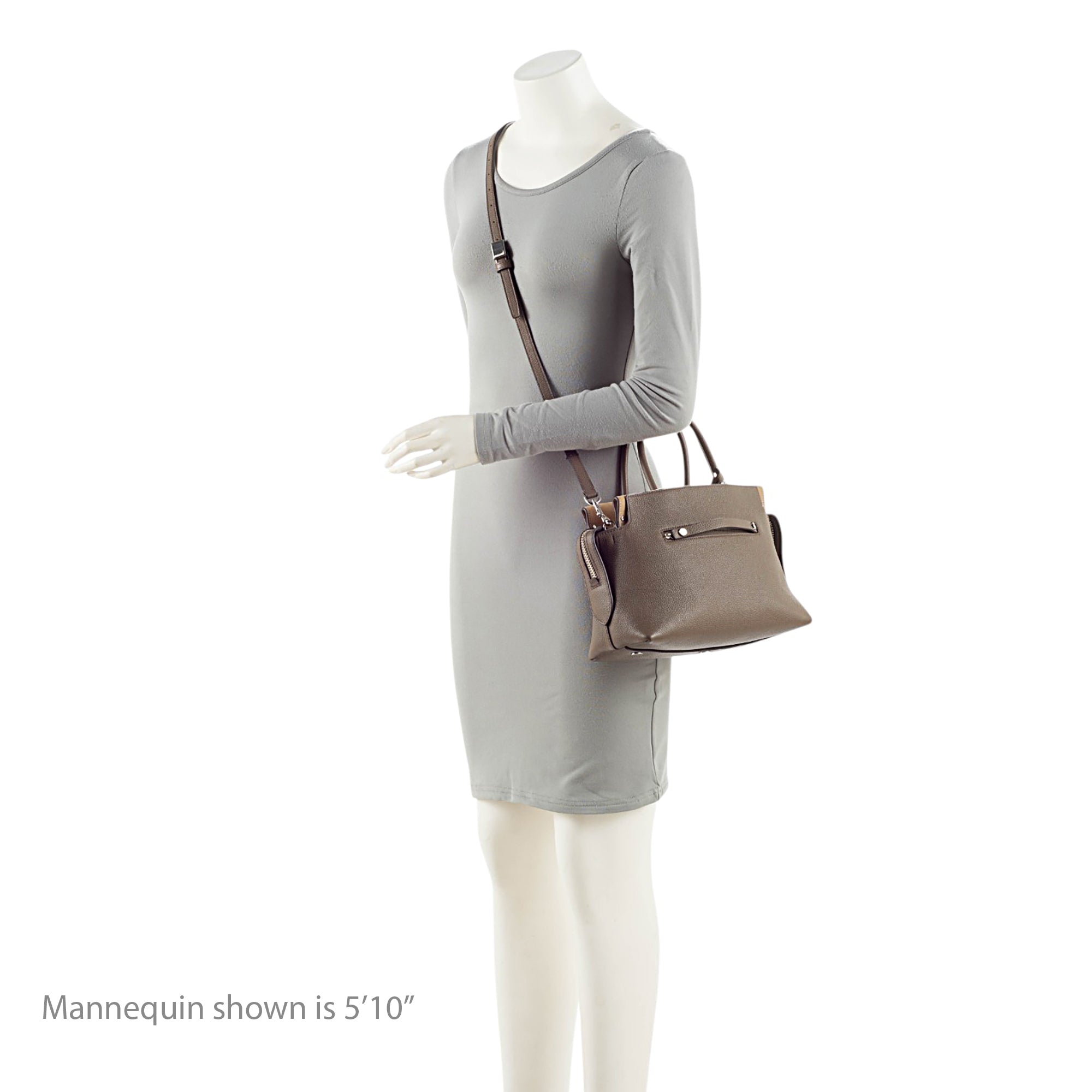 Tory Burch Pebbled Leather Mercer Satchel