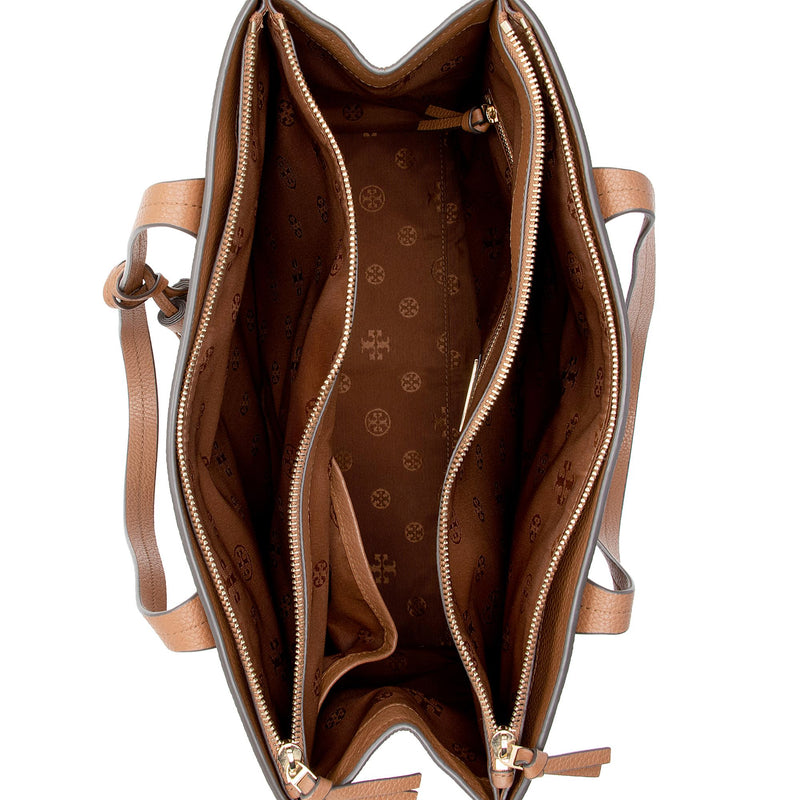 Tory Burch Leather Thea Tassel Mini Tote (SHF-17670) – LuxeDH