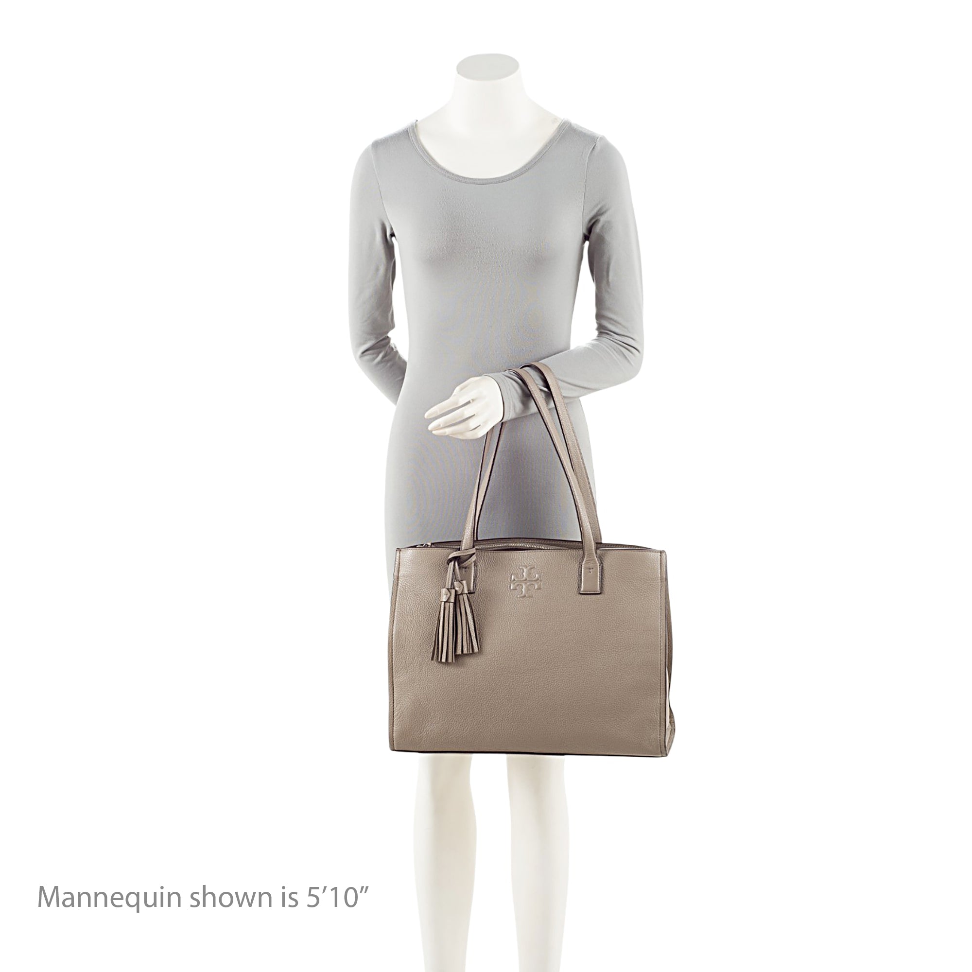 Tory Burch Pebbled Leather Thea Tassel Large Tote