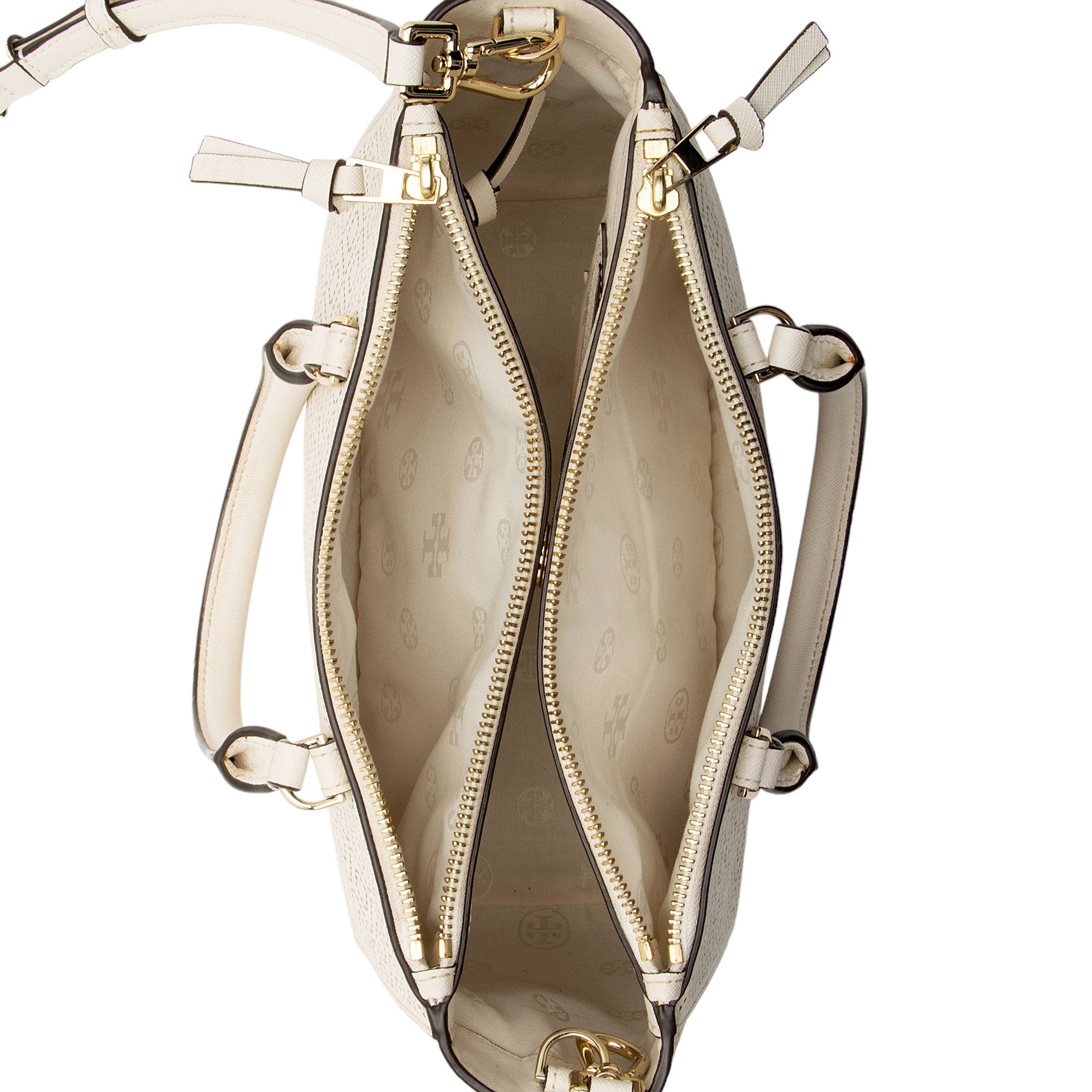 Tory Burch Perforated Leather Robinson Small Tote (SHF-dL86y8)