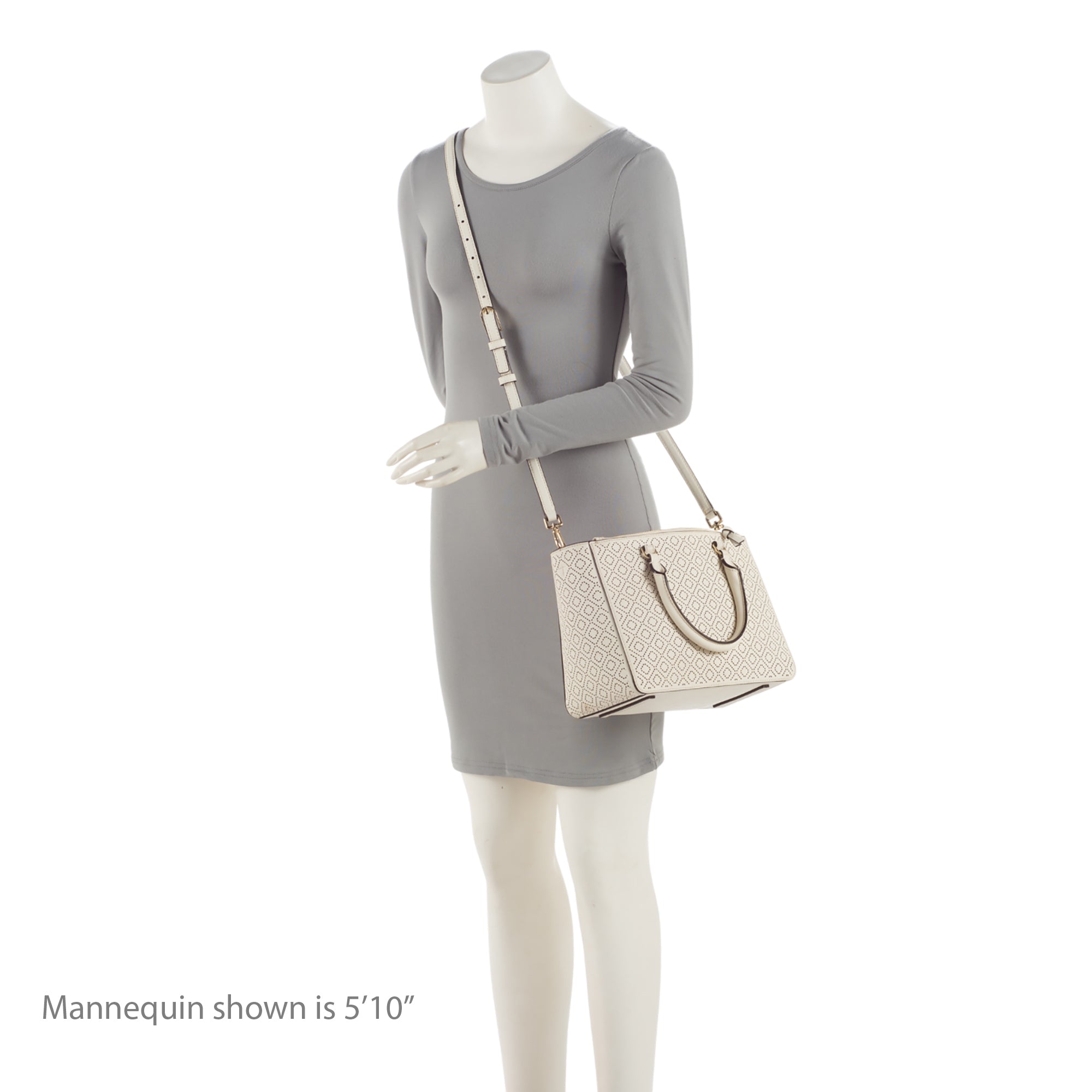 Tory Burch Perforated Leather Robinson Small Tote (SHF-dL86y8)