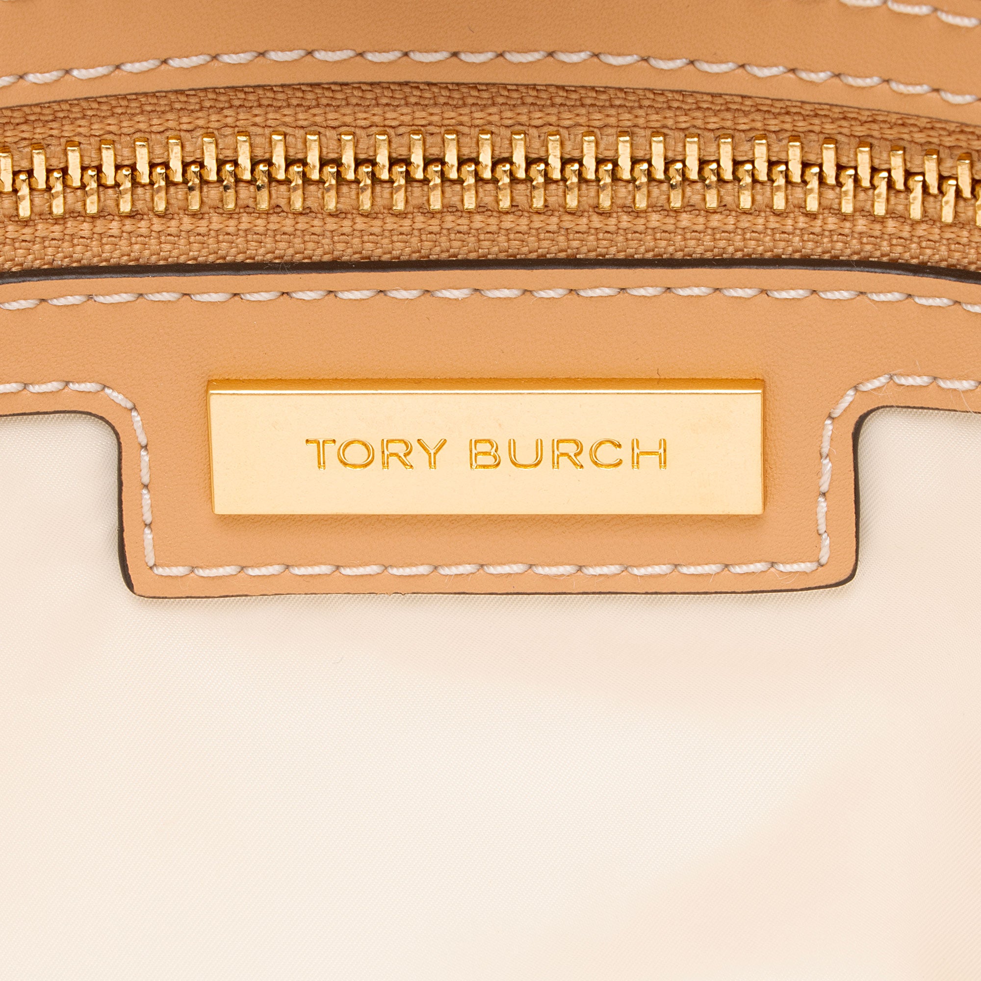 Tory Burch Printed Nylon Leather Ella Tote