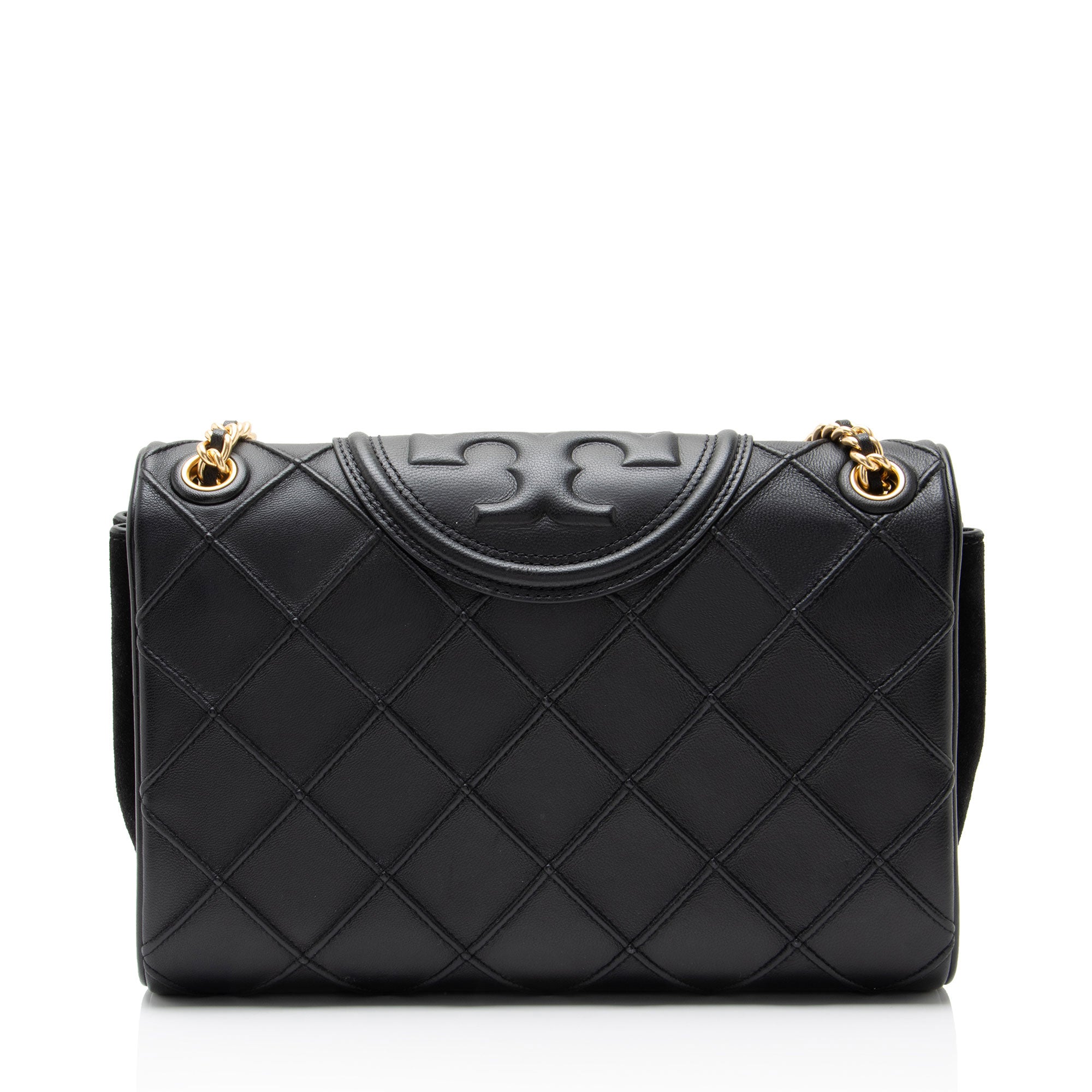 Tory Burch Quilted Leather Fleming Small Shoulder Bag
