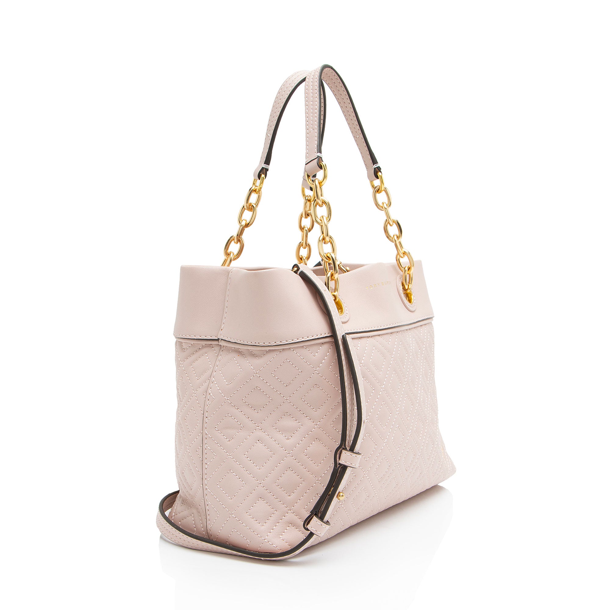 Tory Burch Quilted Leather Fleming Small Tote