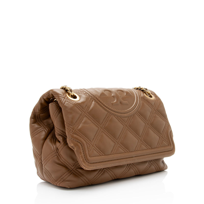 Tory Burch Quilted Leather Fleming Soft Convertible Shoulder Bag (SHF-jpUJQJ)