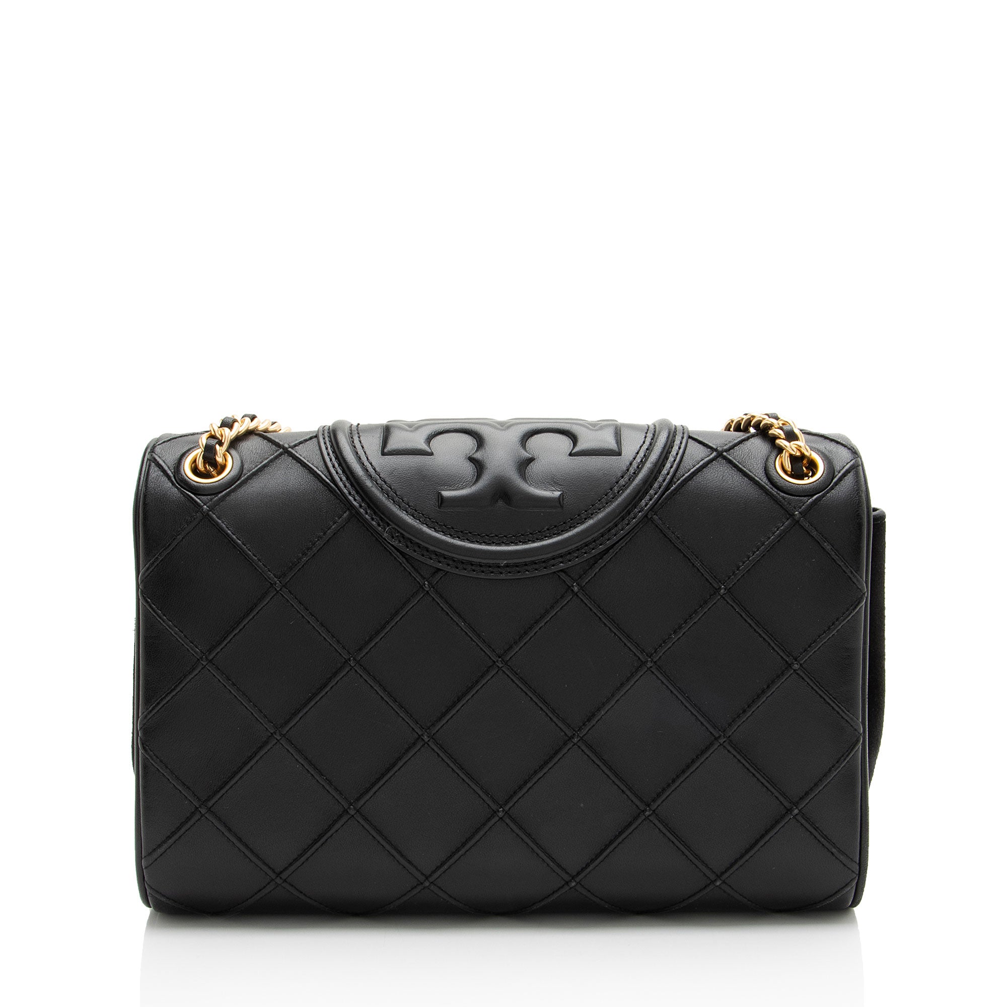 Tory Burch Quilted Leather Fleming Soft Medium Shoulder Bag