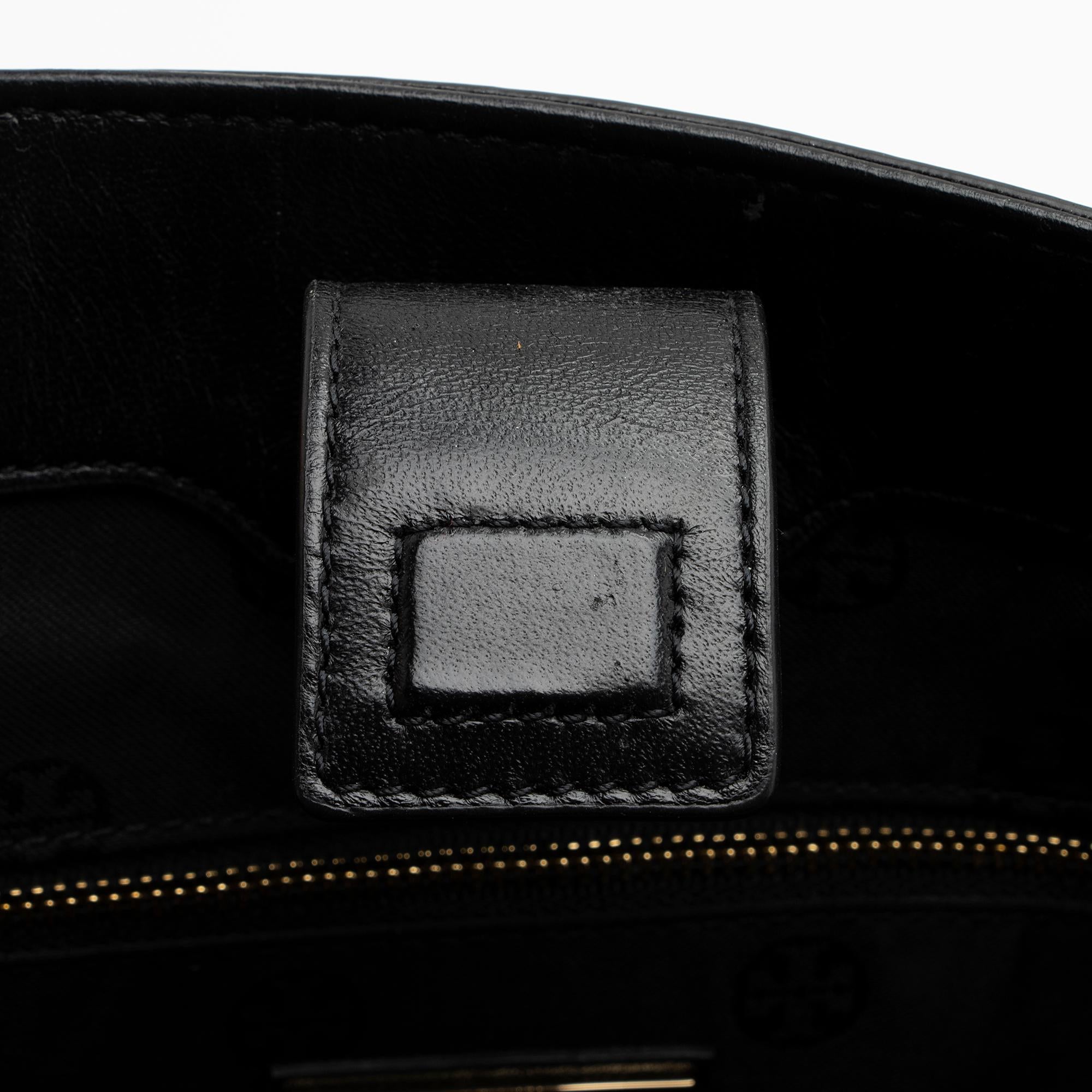 Tory Burch Quilted Leather Fleming Tote (SHF-23792)