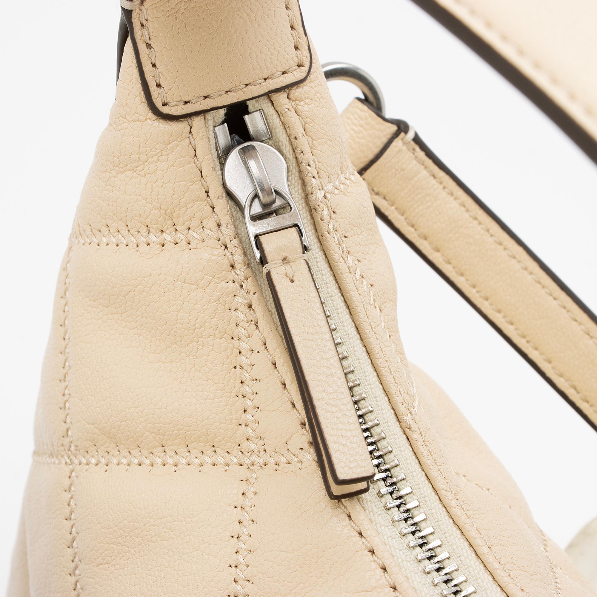 Tory Burch Quilted Leather Willa Mini Hobo (SHF-LgH17e)