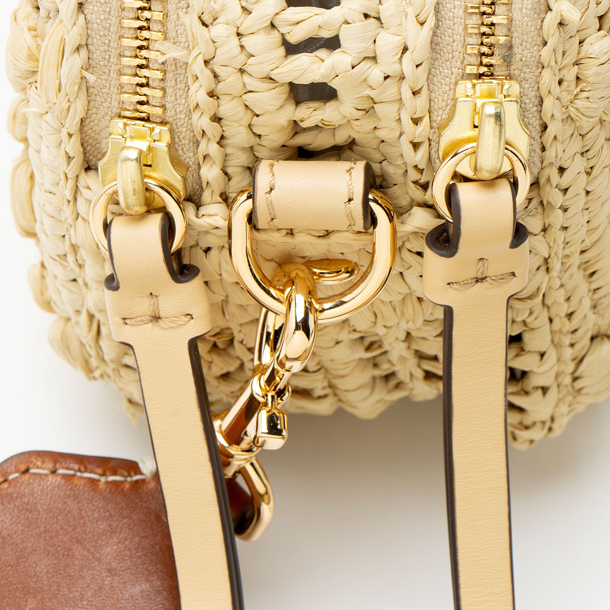 Tory Burch Raffia Miller Mini Crossbody
