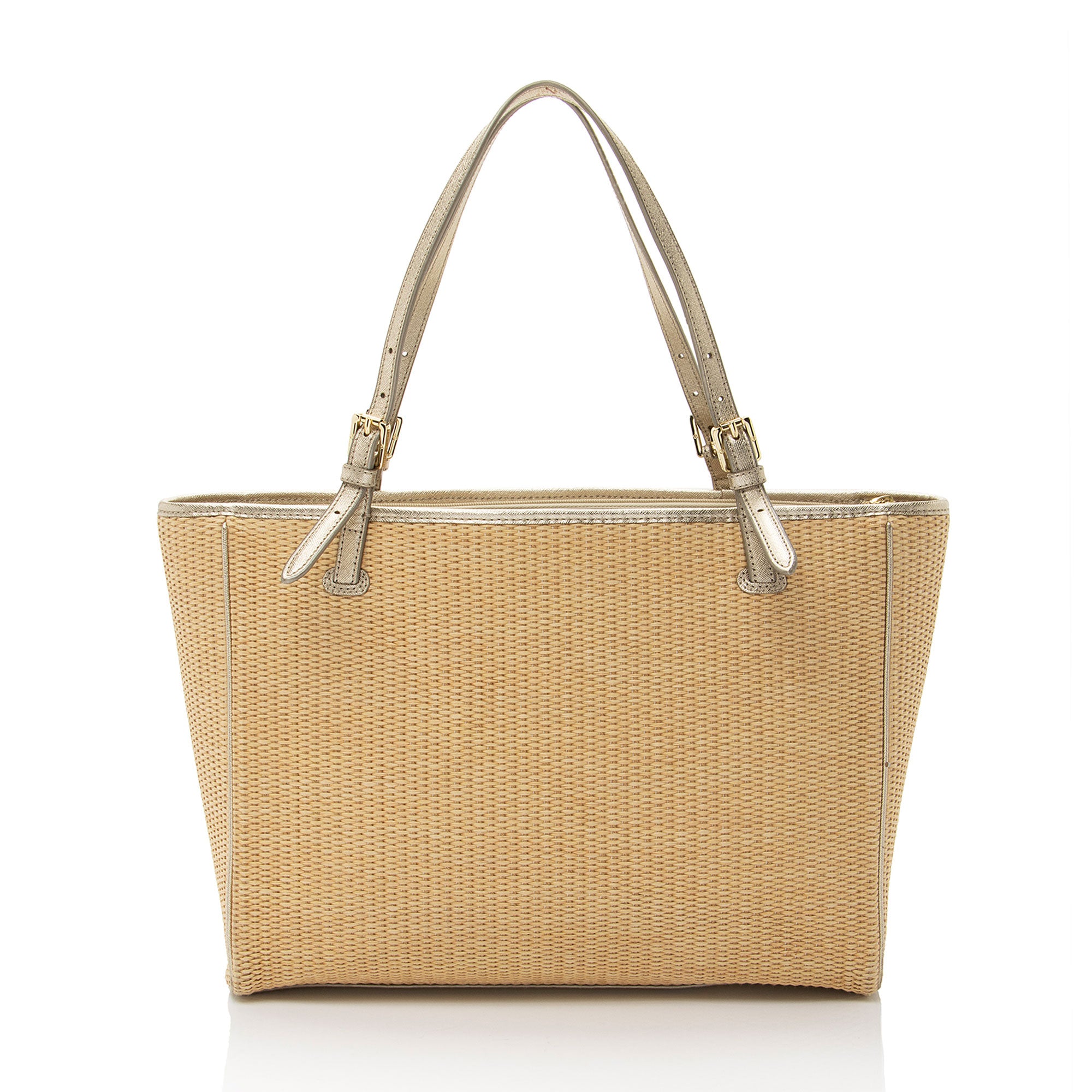 Tory Burch Raffia York Tote