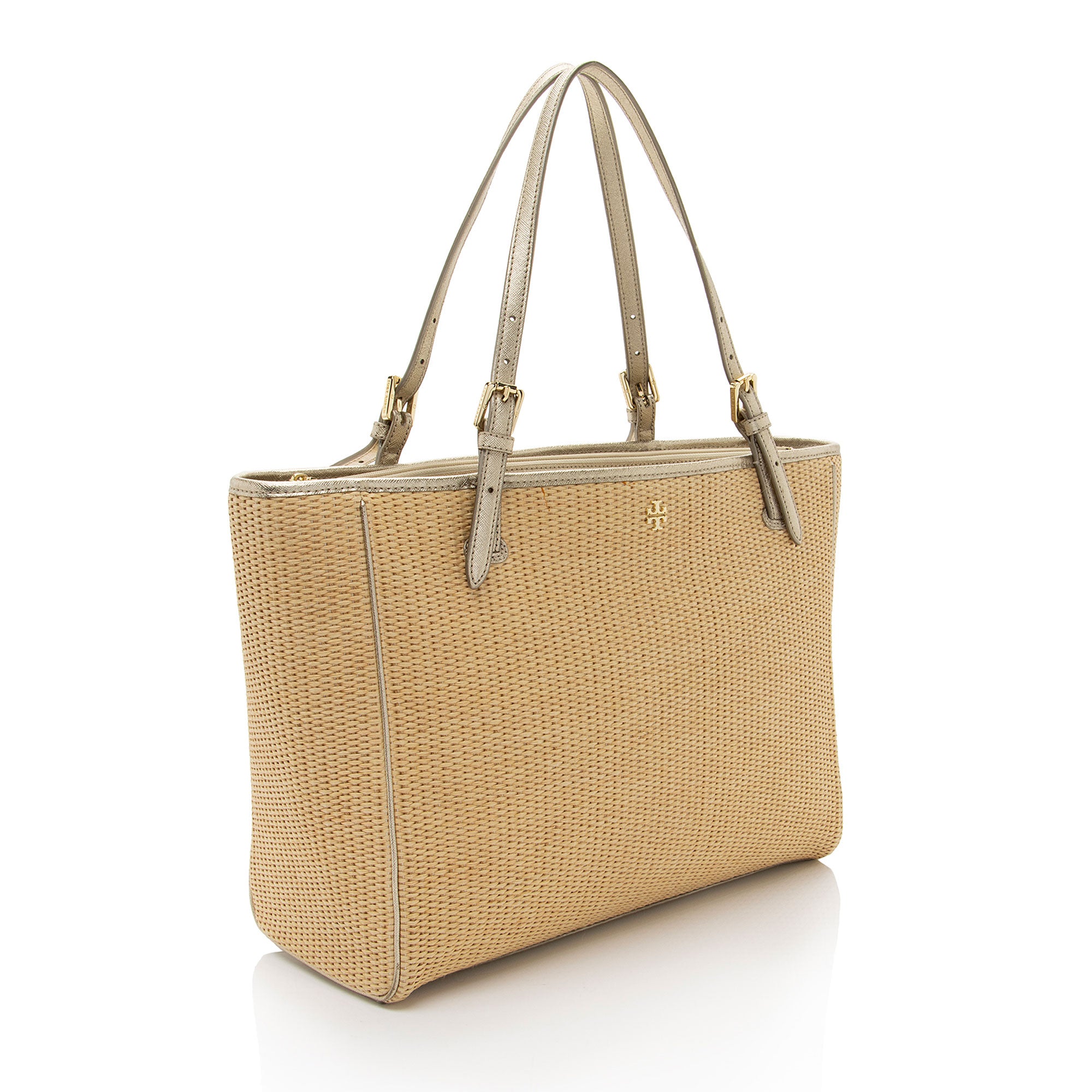 Tory Burch Raffia York Tote