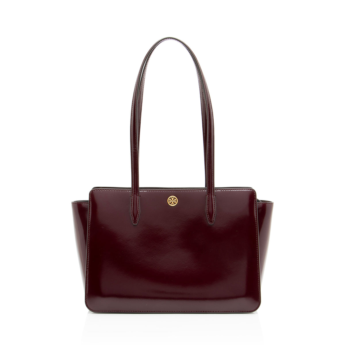 Tory Burch Spazzolato Leather Robinson Small Tote