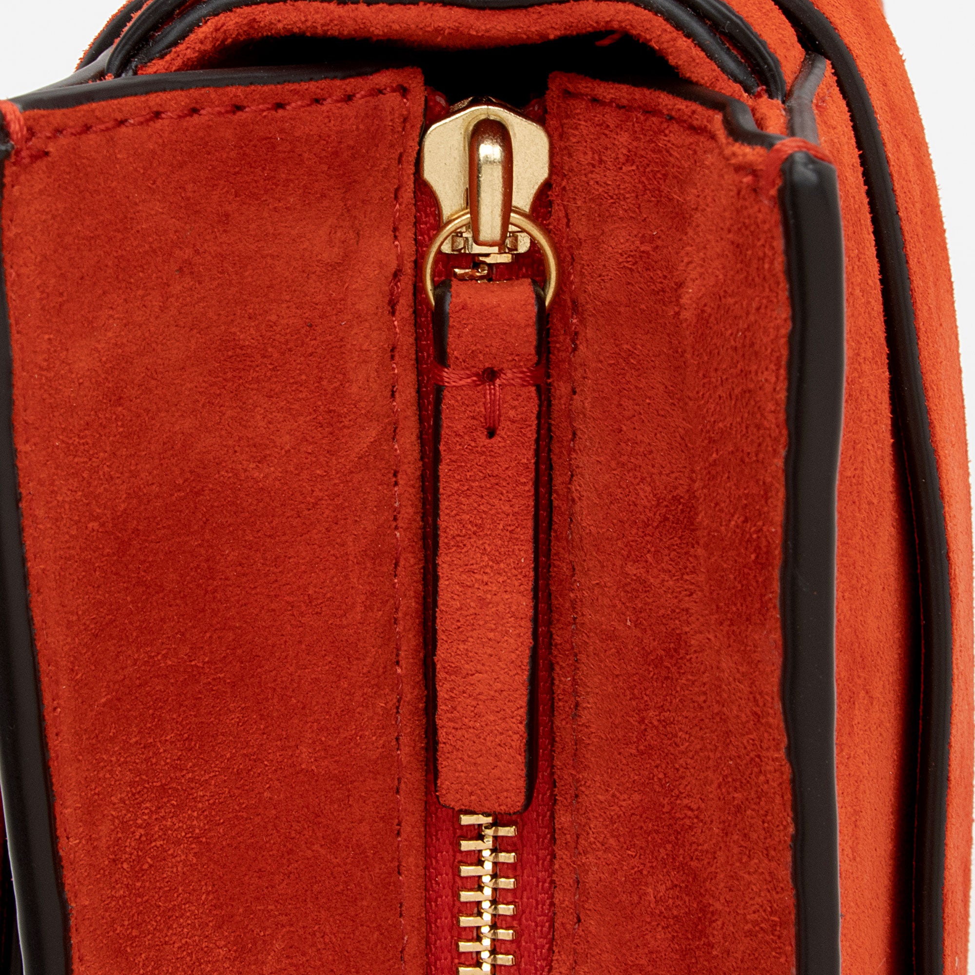 Tory Burch Suede Cutout Gemini Link Crossbody Bag (SHF-npWLTP)