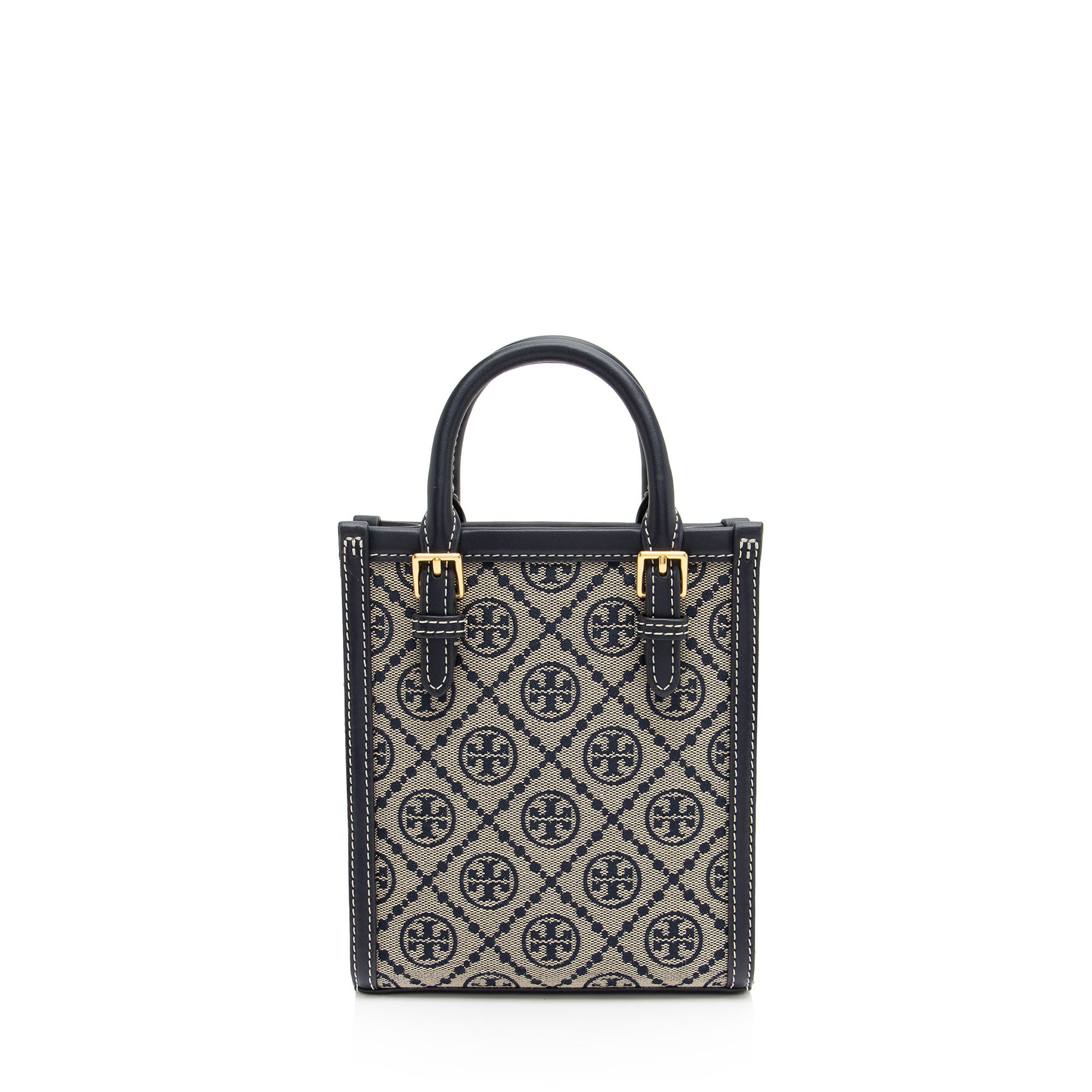 Tory Burch T Monogram Canvas Mini Tote