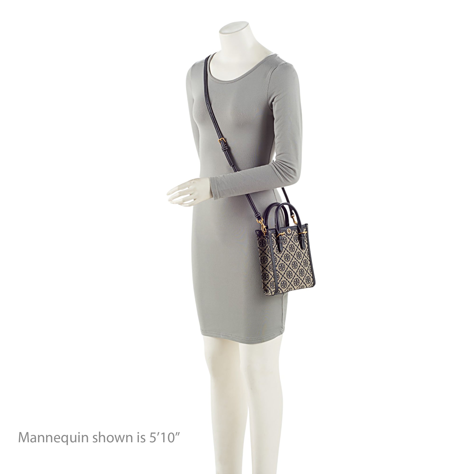 Tory Burch T Monogram Canvas Mini Tote