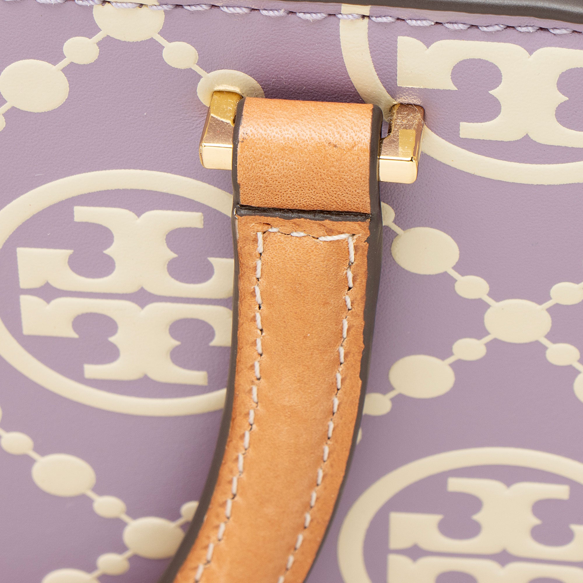 Tory Burch T Monogram Embossed Leather E/W Tote