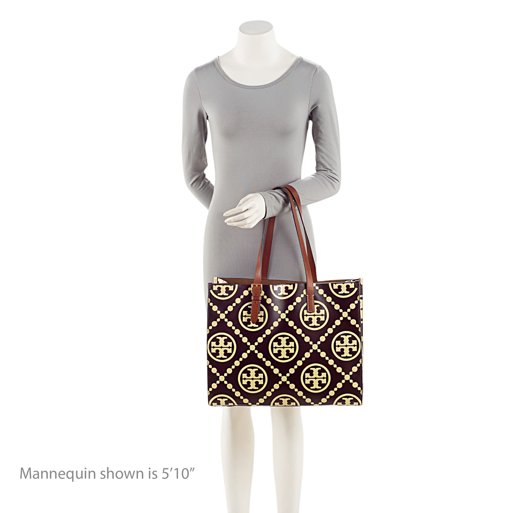 Tory Burch T Monogram Embossed Leather Tote