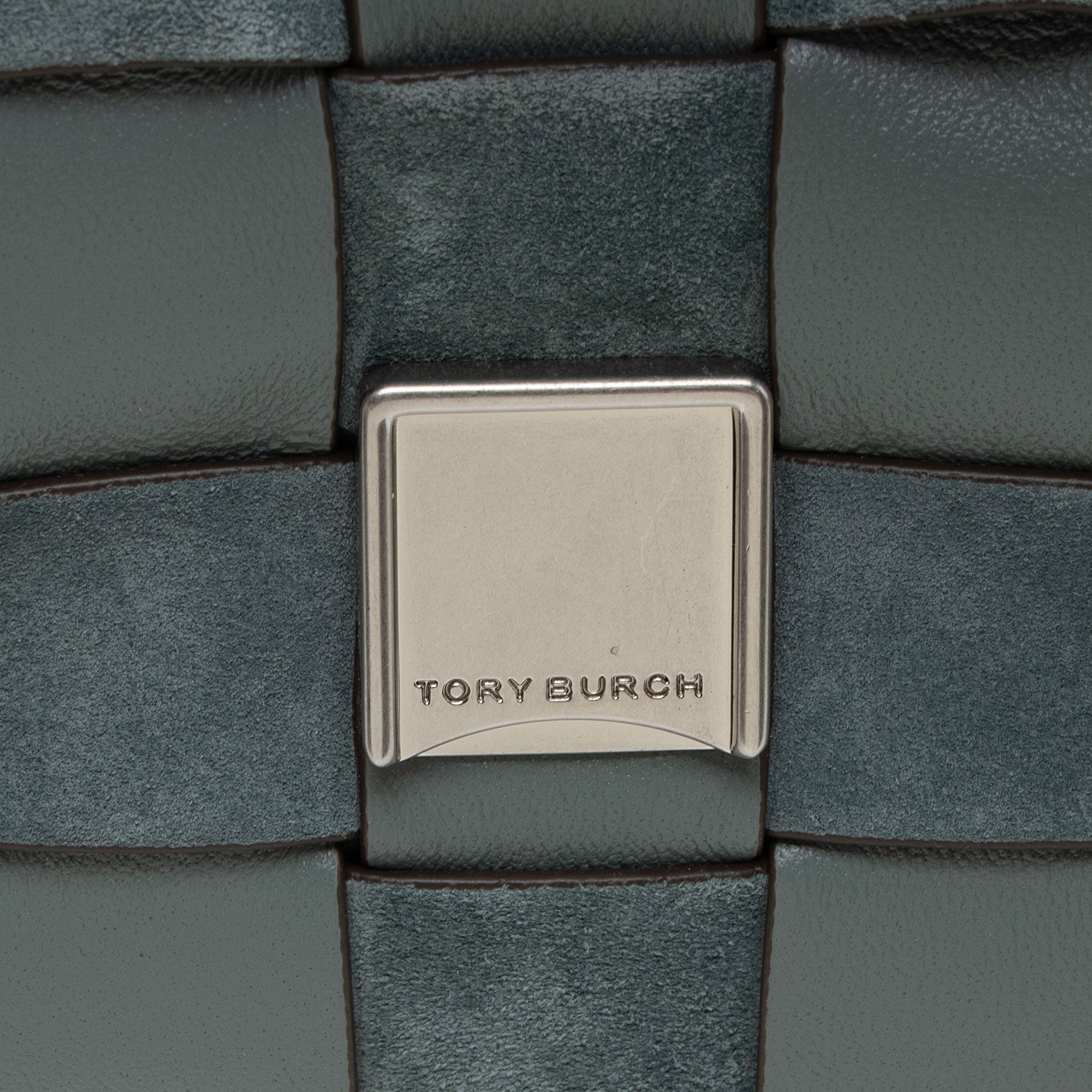 Tory Burch Woven Suede Kira Small Flap Bag (SHF-peyHZY)