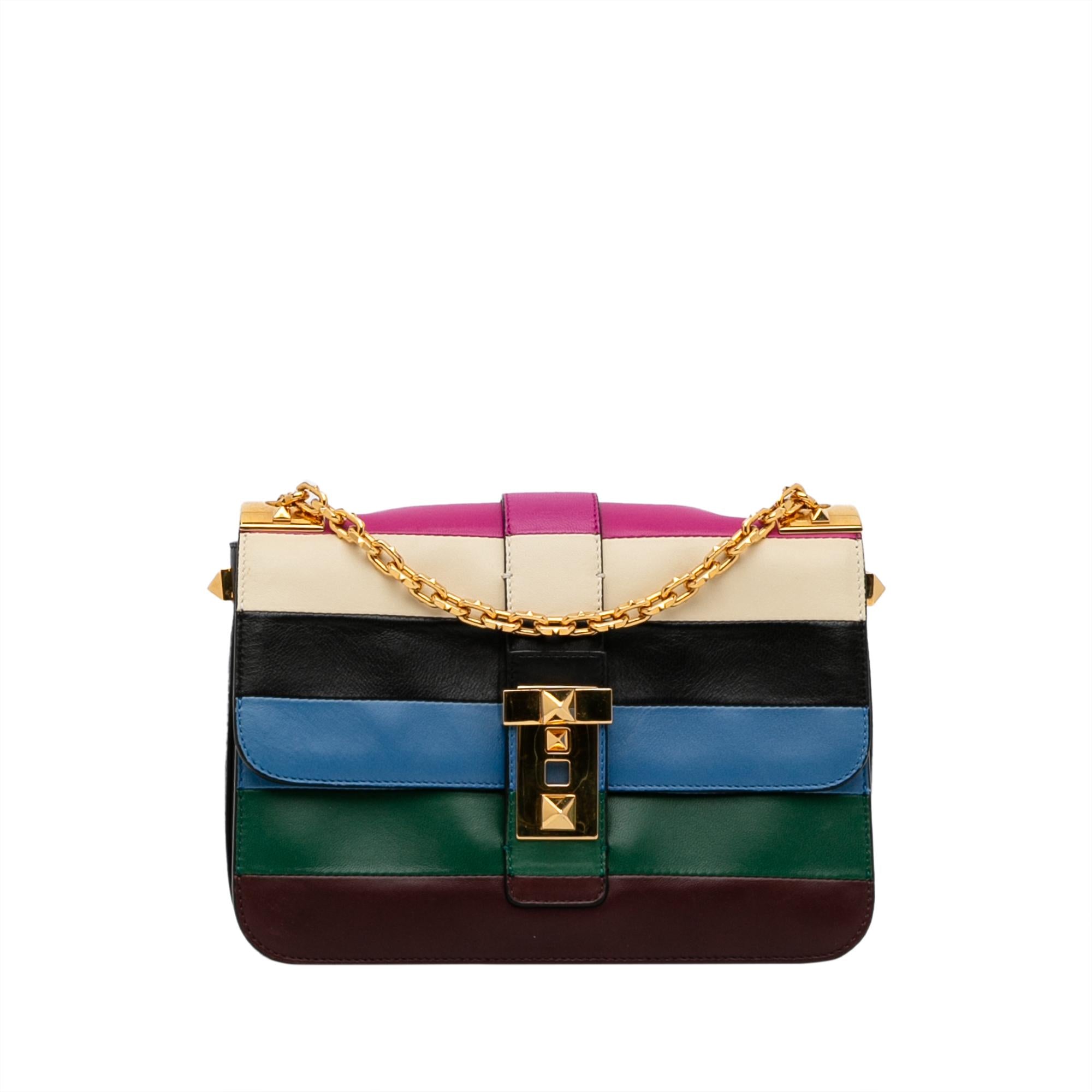 Valentino striped bag sale