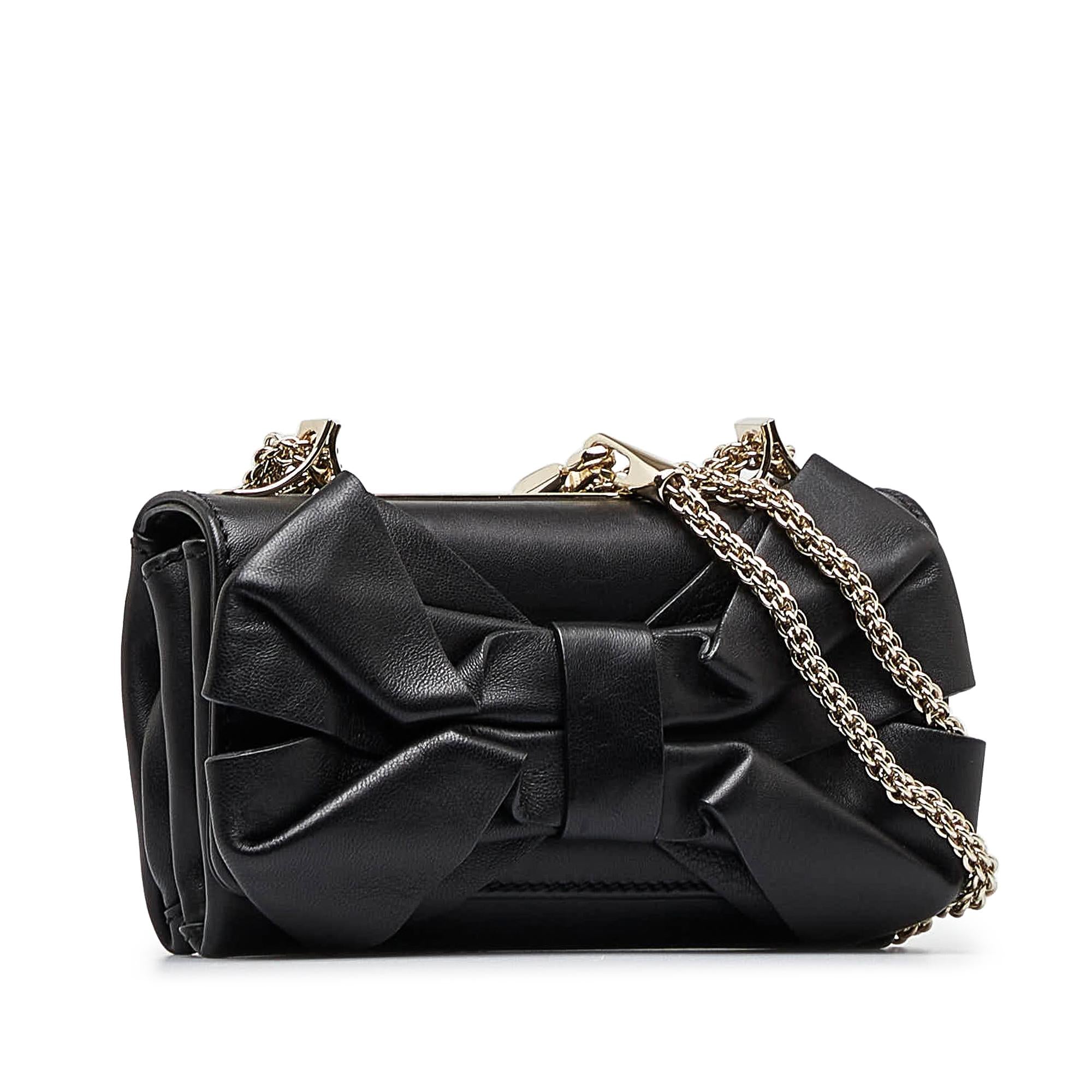 Valentino Bow Chain Crossbody (SHG-NdrSso)