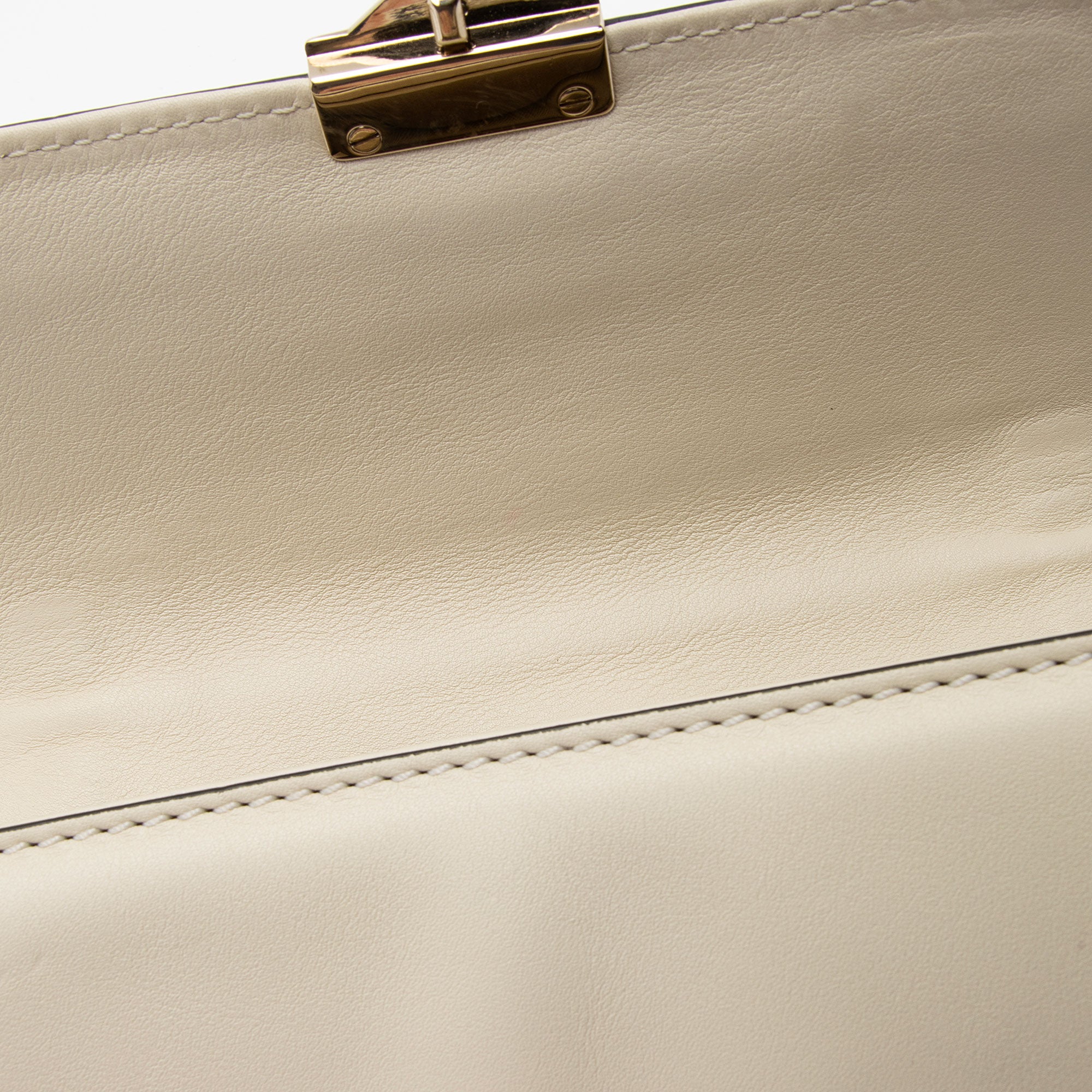 Valentino Calfskin Glam Lock Small Shoulder Bag (SHF-EgjKxt)