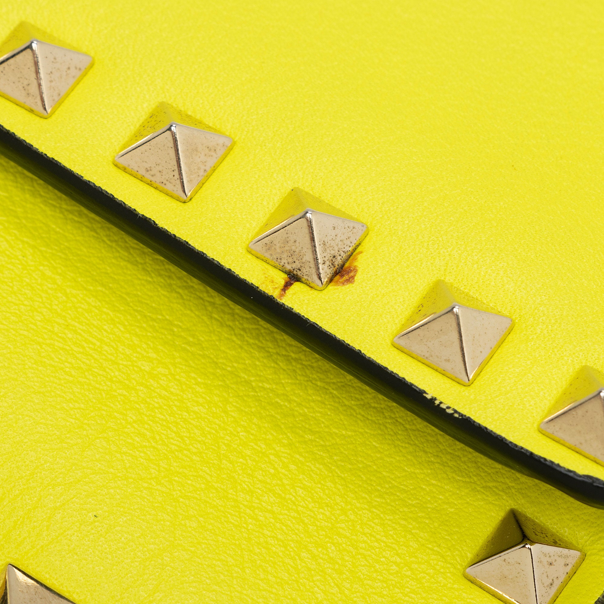 Valentino Calfskin Rockstud Bracelet Clutch (SHF-bBMezp)