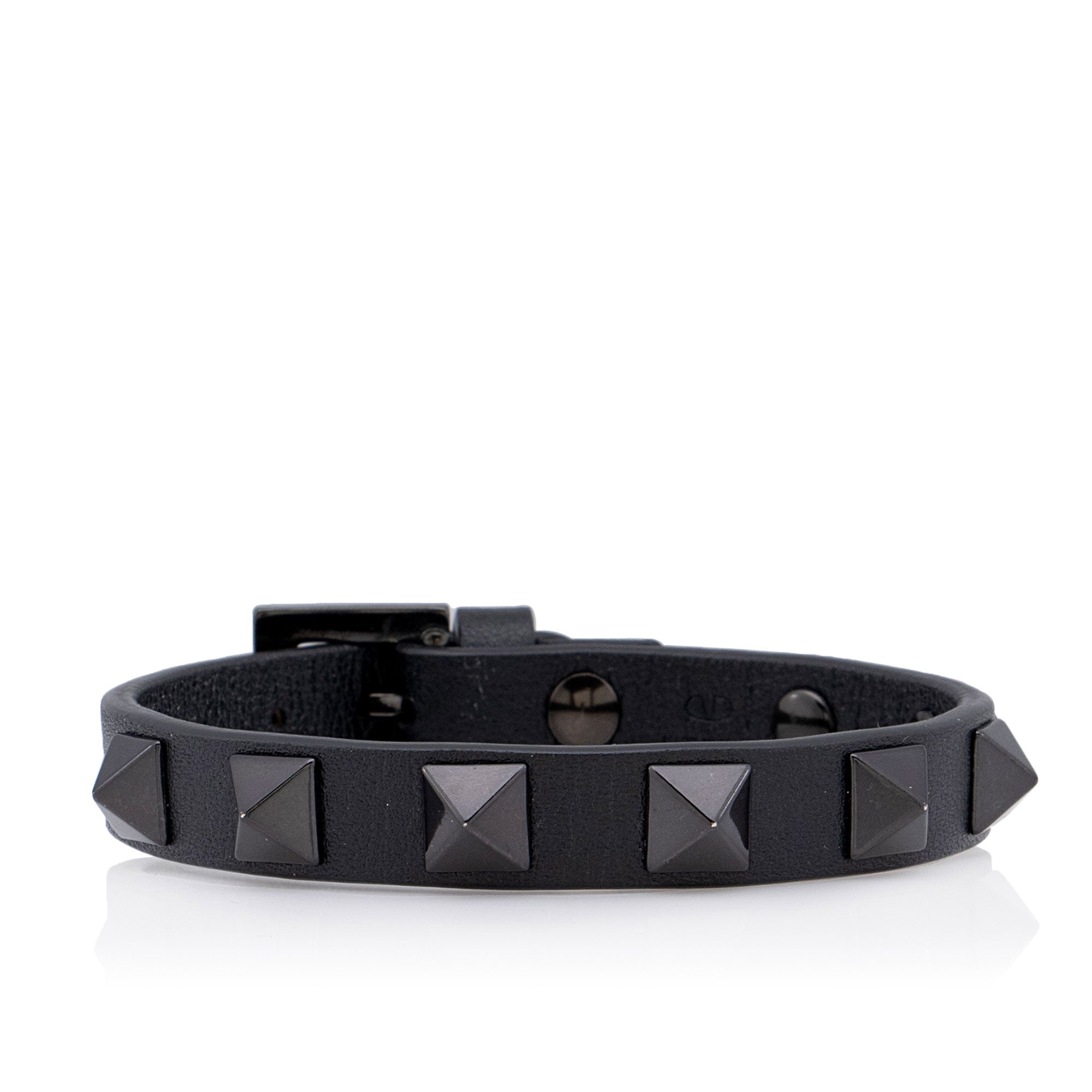 Valentino Calfskin Rockstud Bracelet