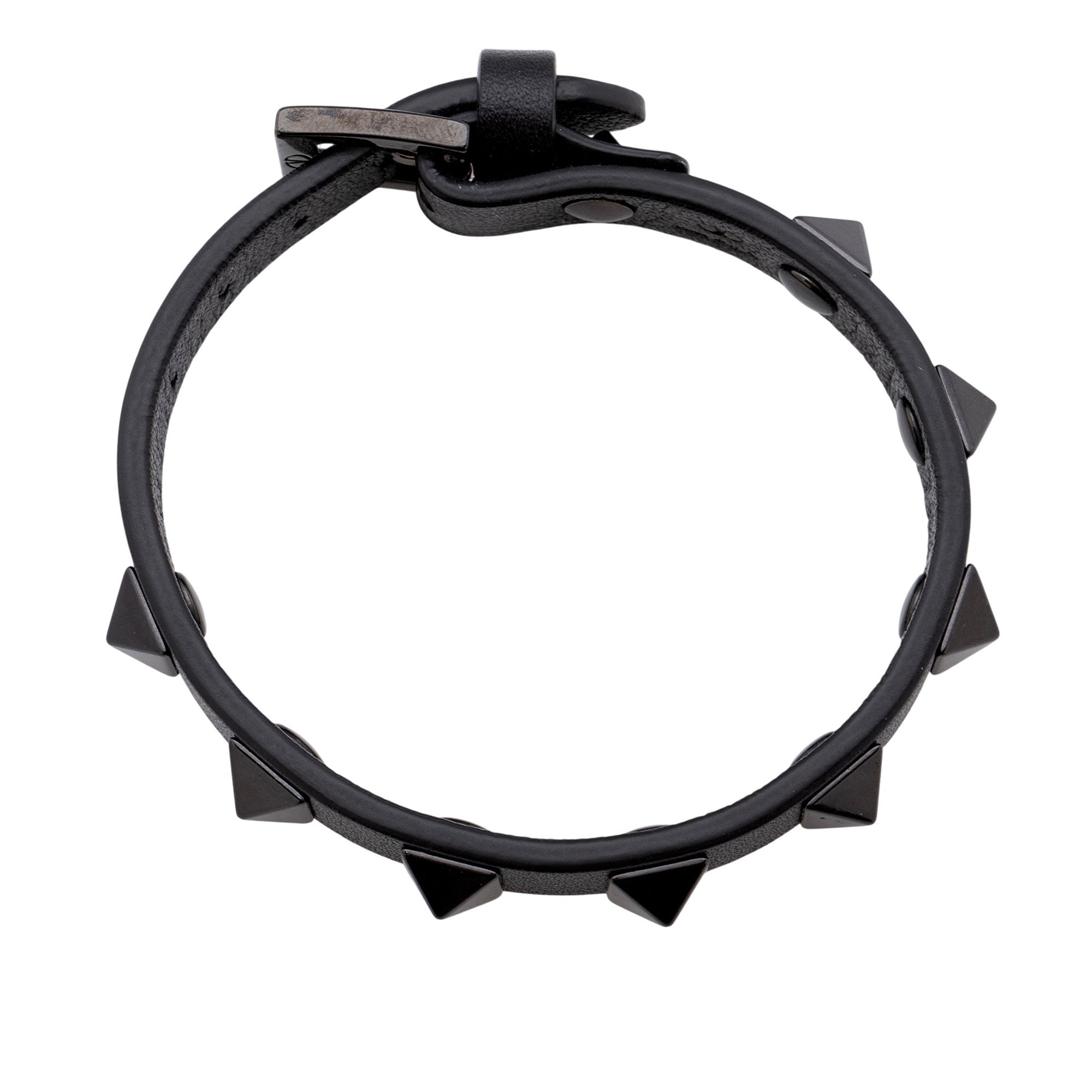 Valentino Calfskin Rockstud Bracelet