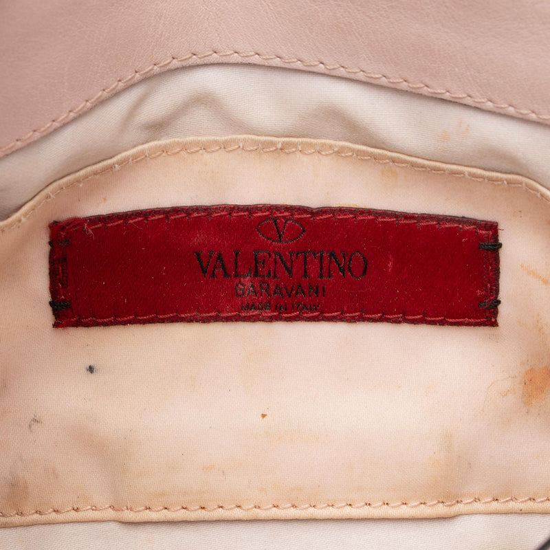 Valentino Calfskin Rockstud Mini Chain Flap Bag (SHF-VrHYXP)