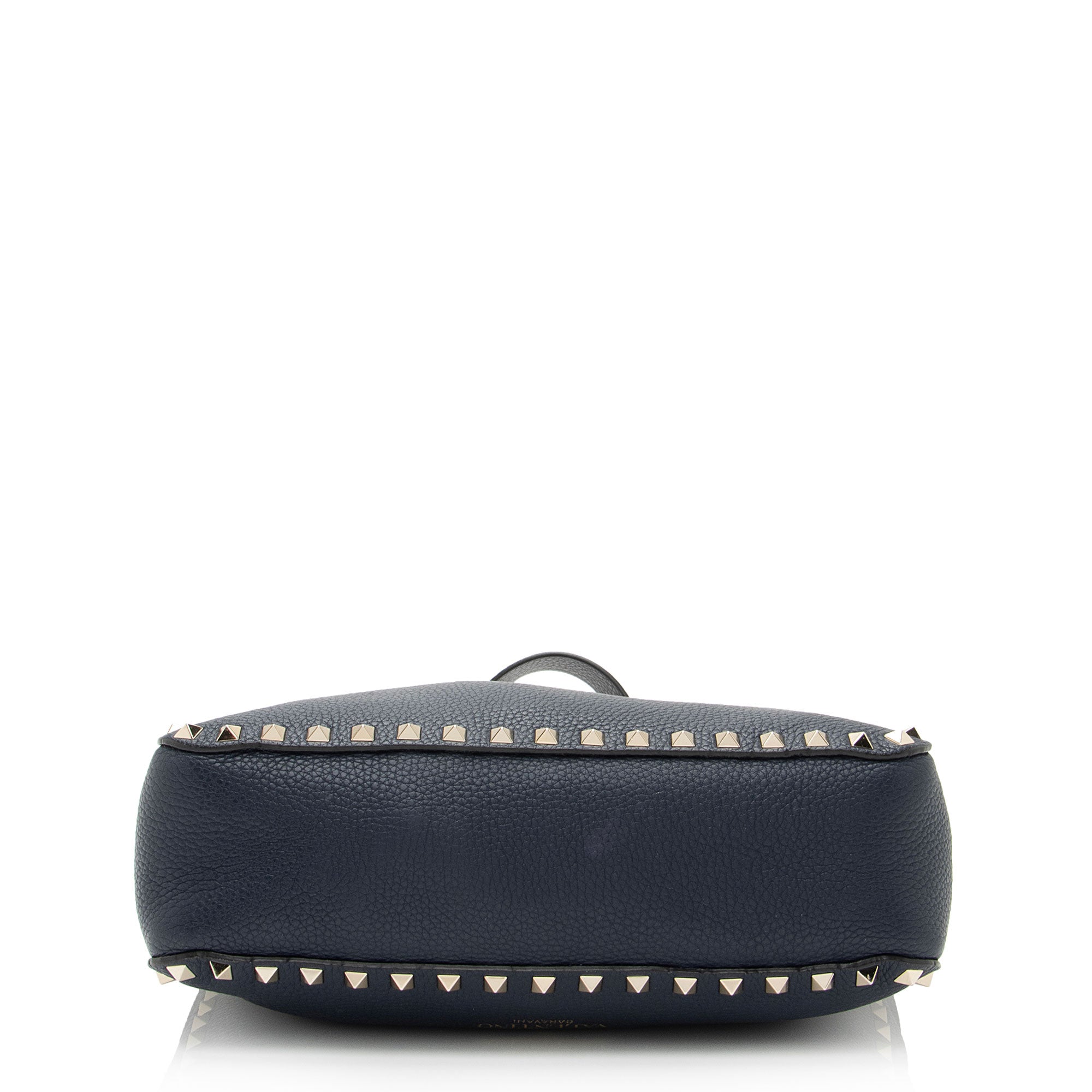 Valentino Calfskin Rockstud Small Messenger Bag (SHF-pObWhv)