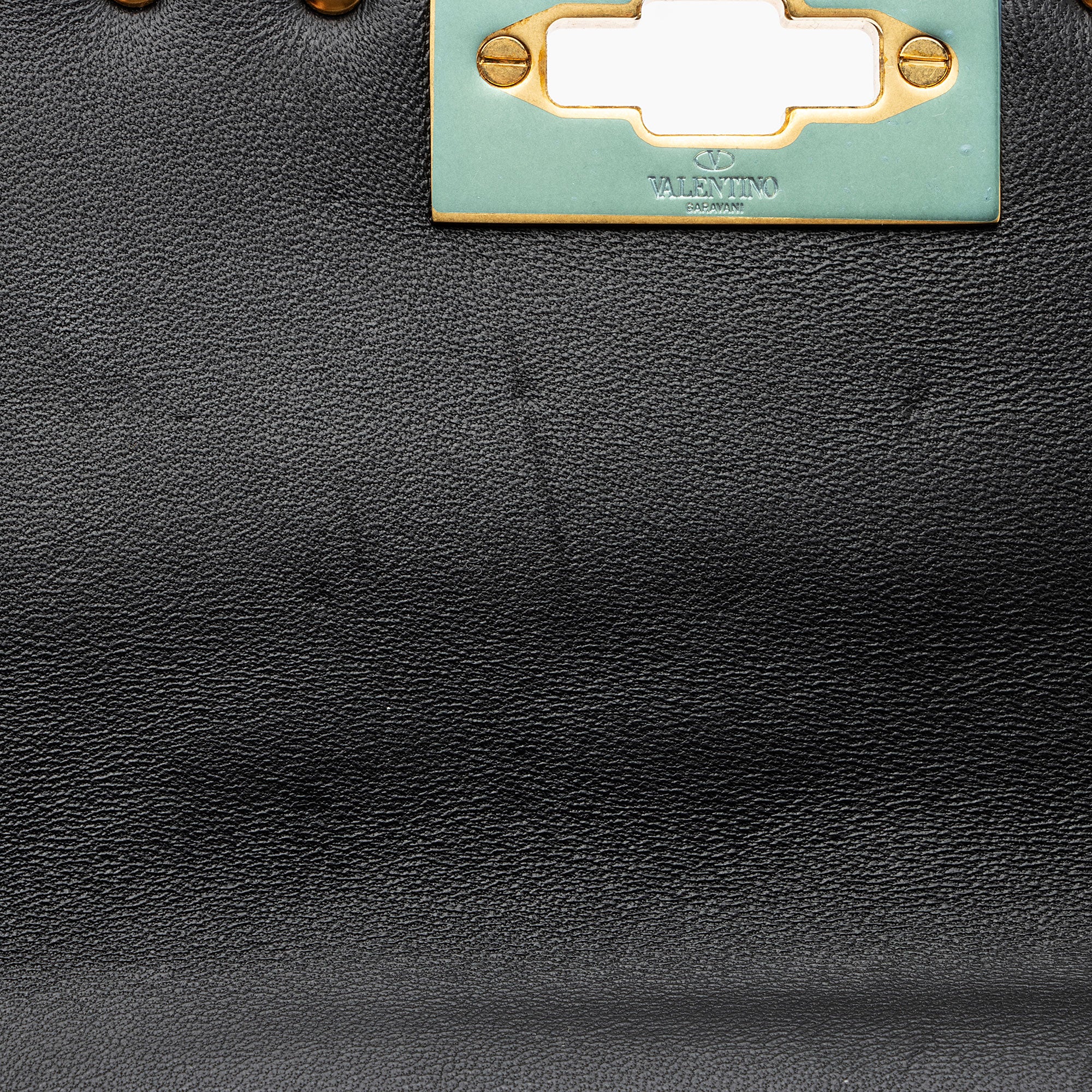 Valentino Calfskin Rockstud Spike Up Shoulder Bag (SHF-wWnaqz)