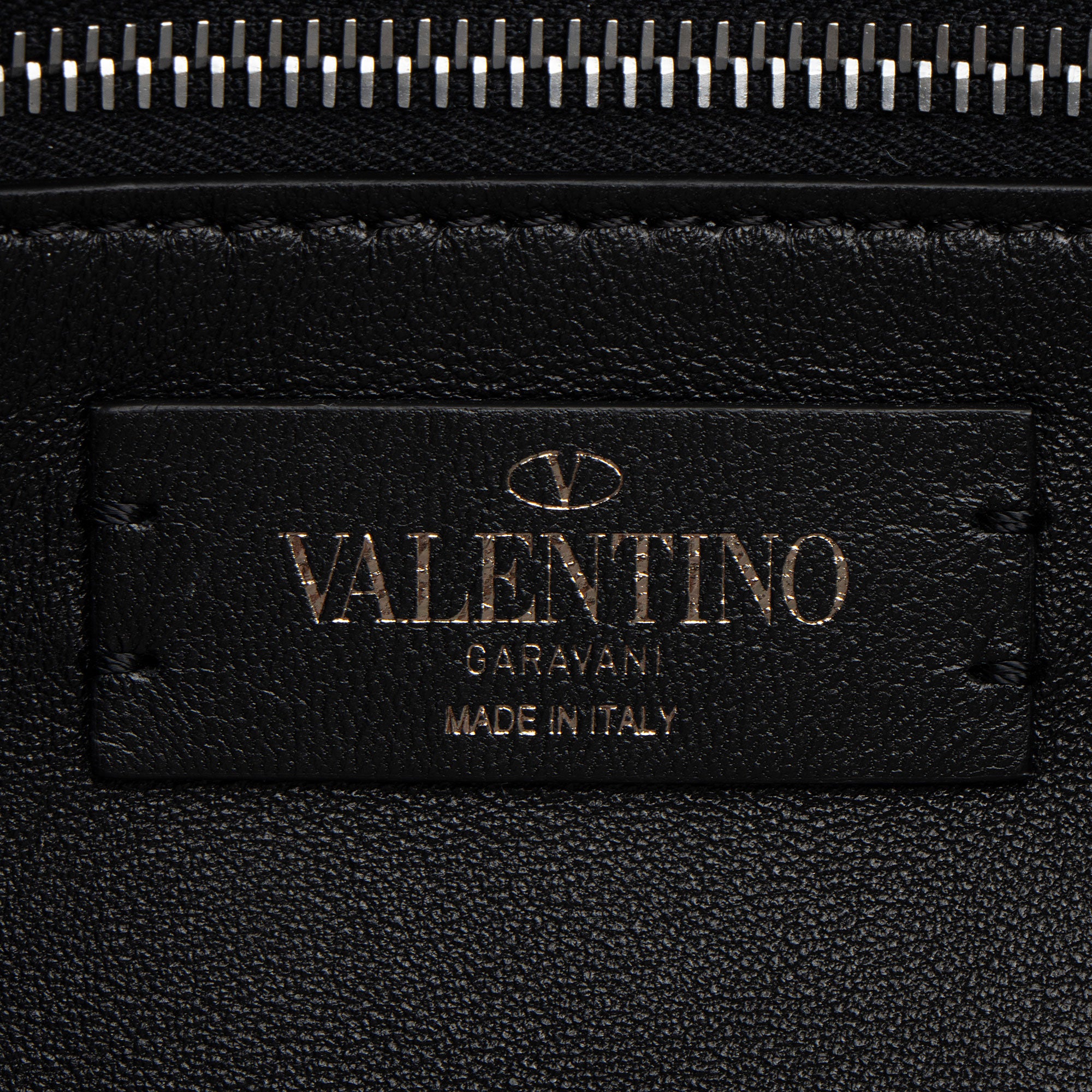 Valentino Calfskin Roman Stud Maxi Shoulder Bag