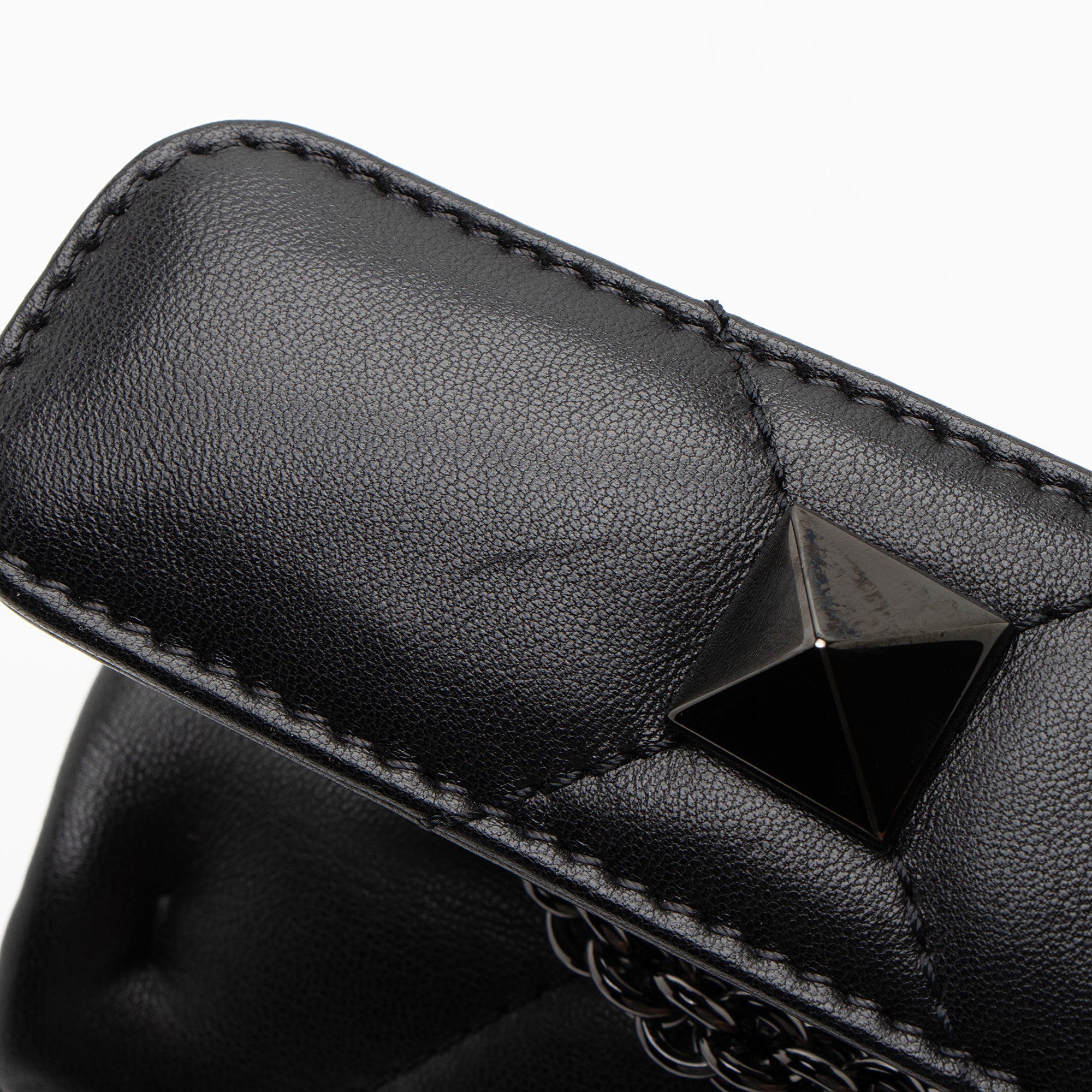 Valentino Calfskin Roman Stud Small Shoulder Bag