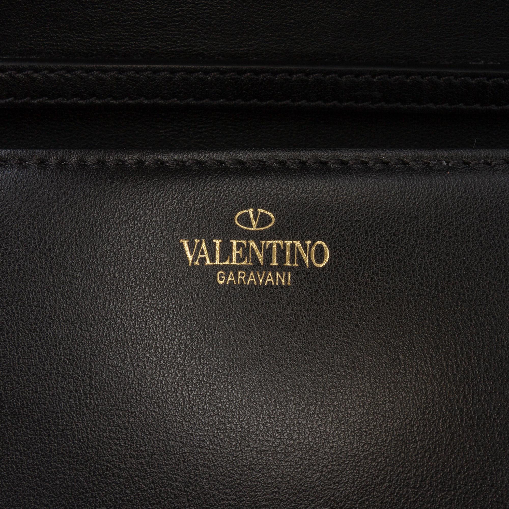 Valentino Calfskin VLogo Loco Satchel